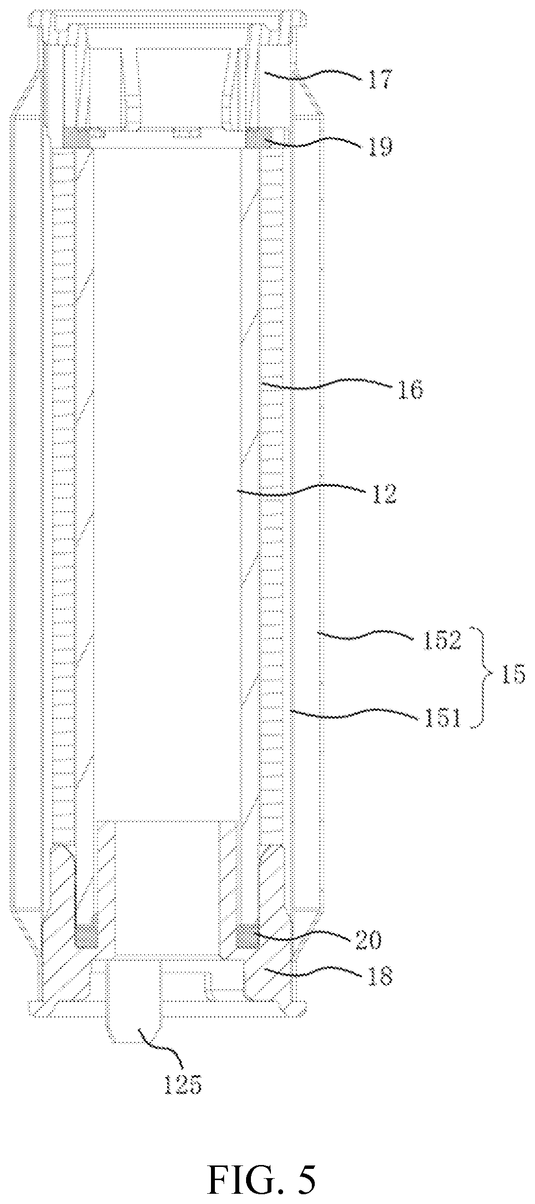 Patent US12610985 Figure 5 – Aerosol-generation device