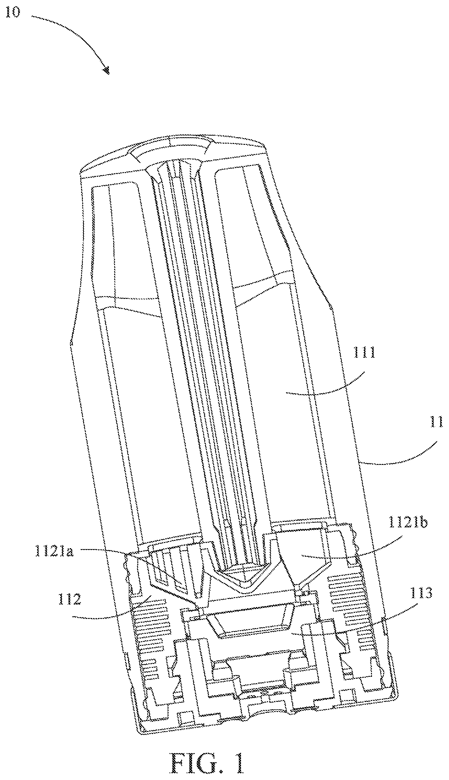 Patent US12610986 Figure 1 – Vaporization assembly and electronic vaporization device