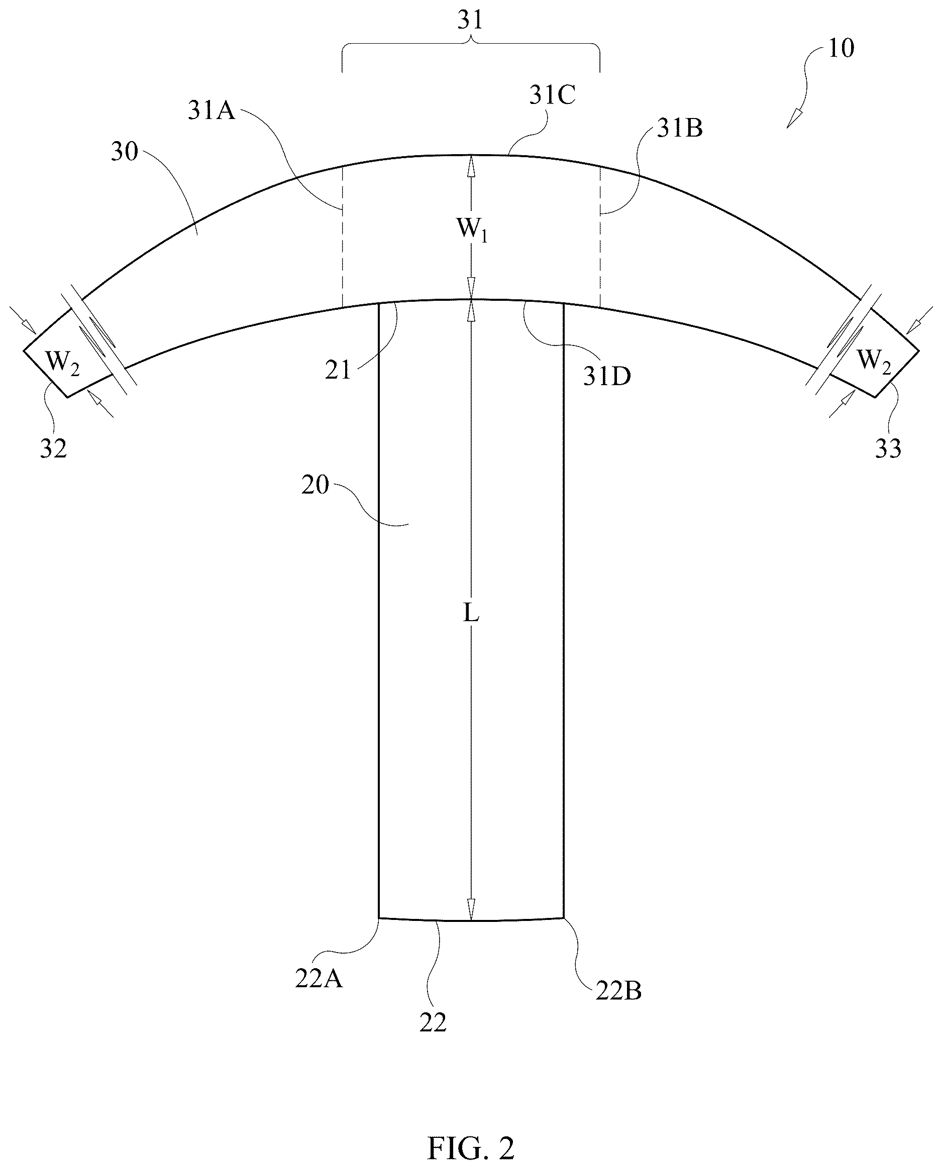 Patent US12610990 Figure 2 – Leg loop undergarment