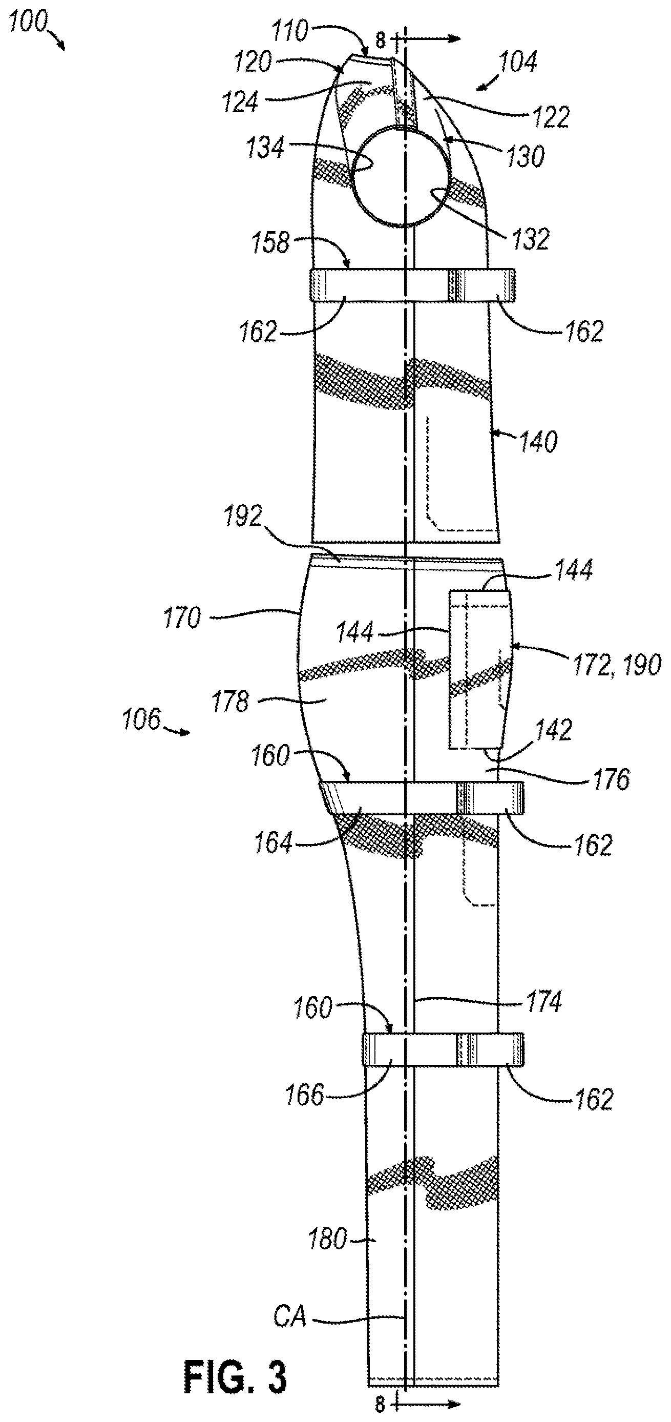 Patent US12610993 Figure 3 – Patient clothing system with integrated lifting features
