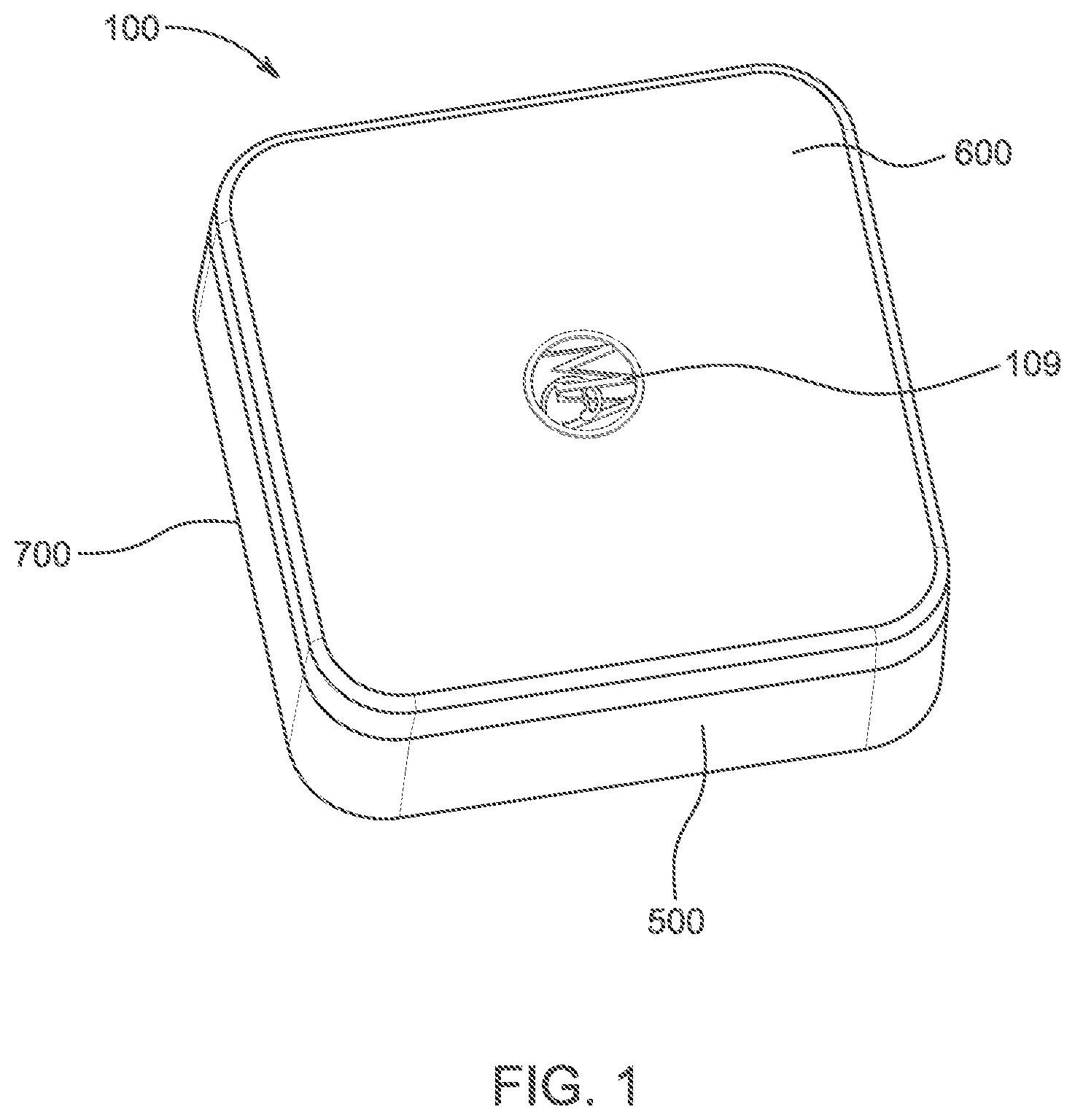 Patent US12610996 Figure 1 – Combination storage and sterilization device for faux eyelashes