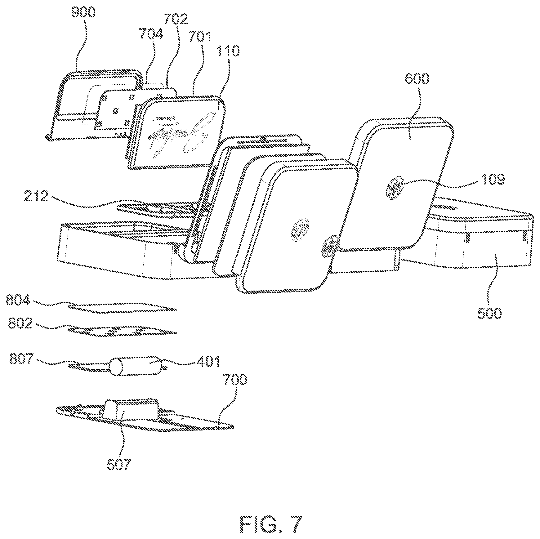 Patent US12610996 Figure 7 – Combination storage and sterilization device for faux eyelashes