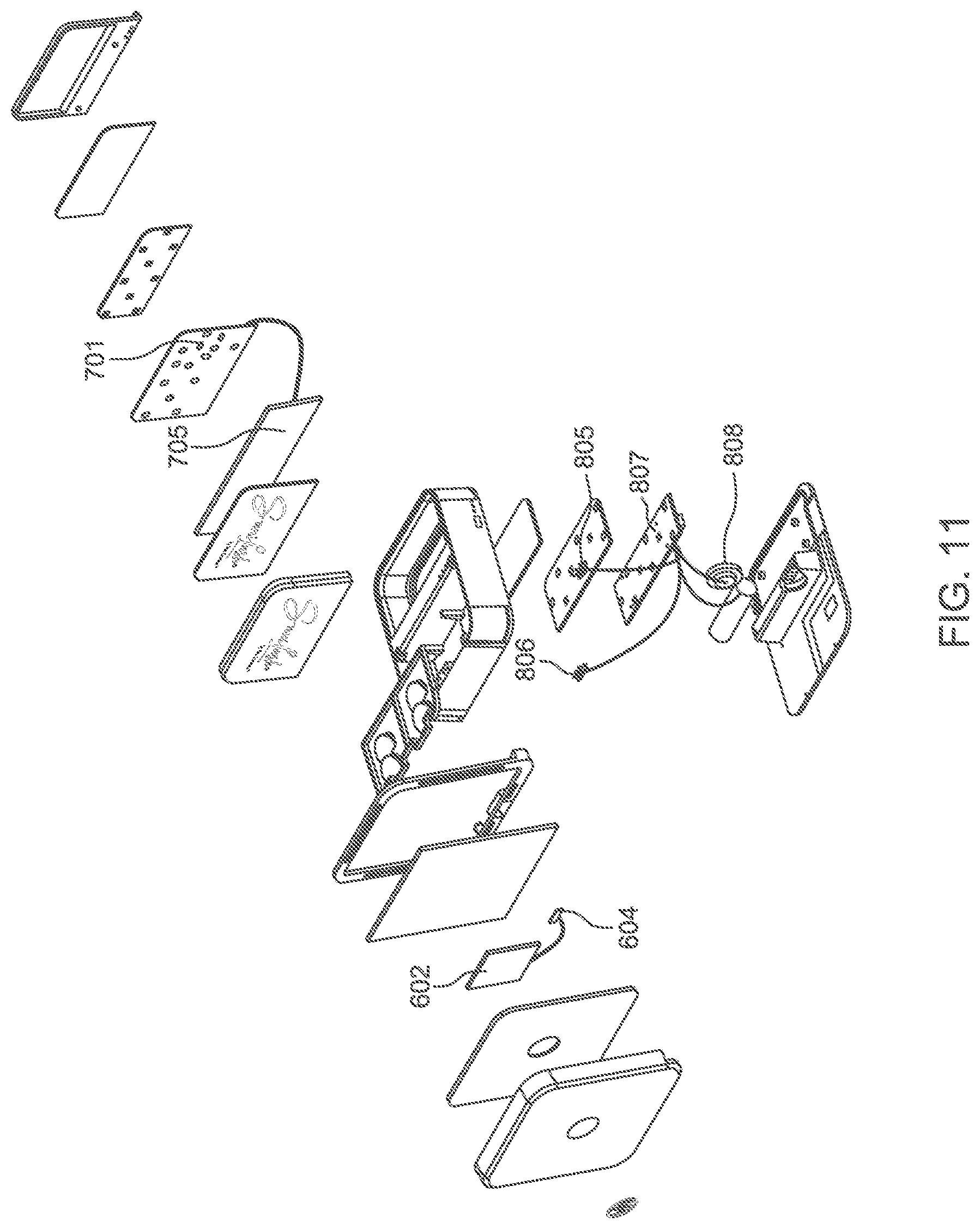 Patent US12610996 Figure 11 – Combination storage and sterilization device for faux eyelashes