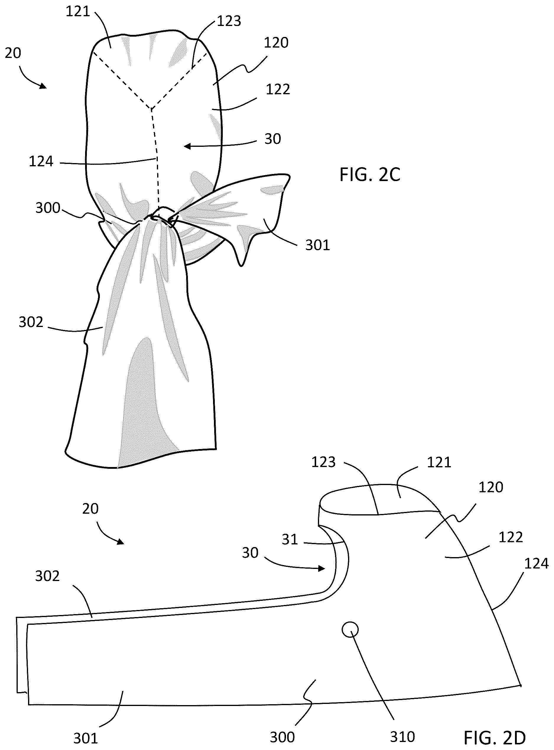 Patent US12610998 Figure 4 – Disposable garments
