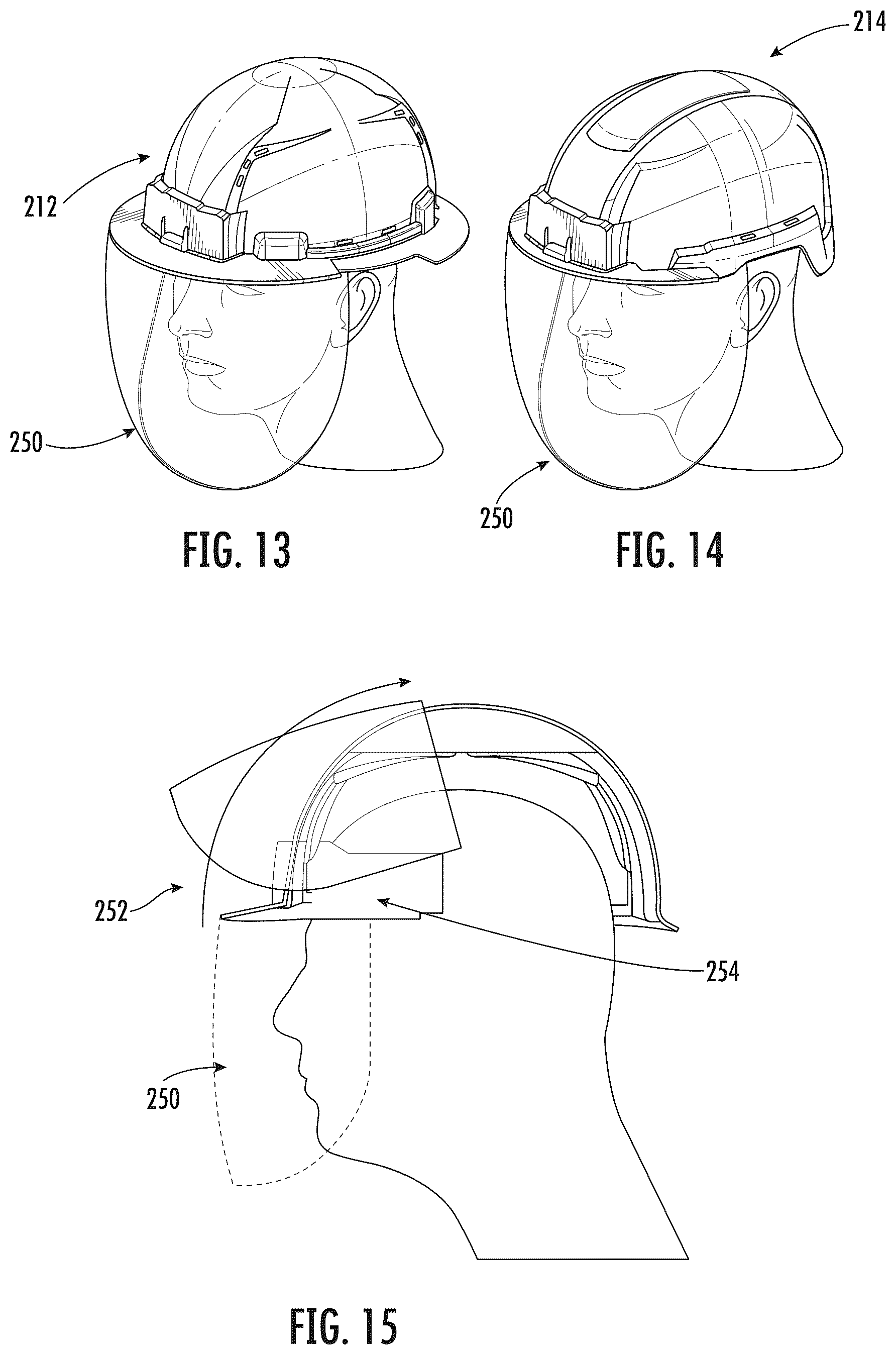 Patent US12611000 Figure 7 – Safety headwear systems and accessories