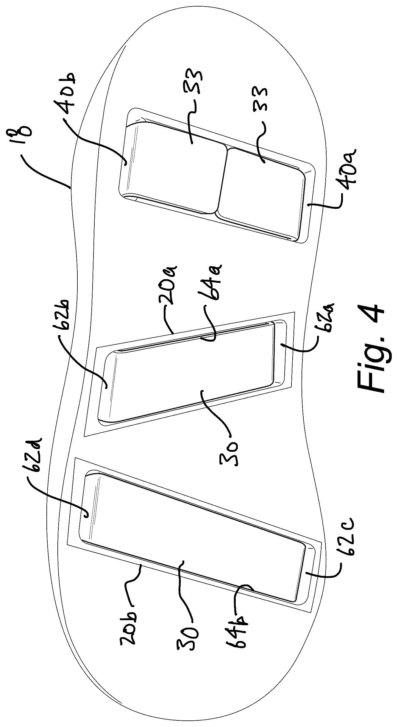 Patent US12611001 Figure 4 – Sandal construction