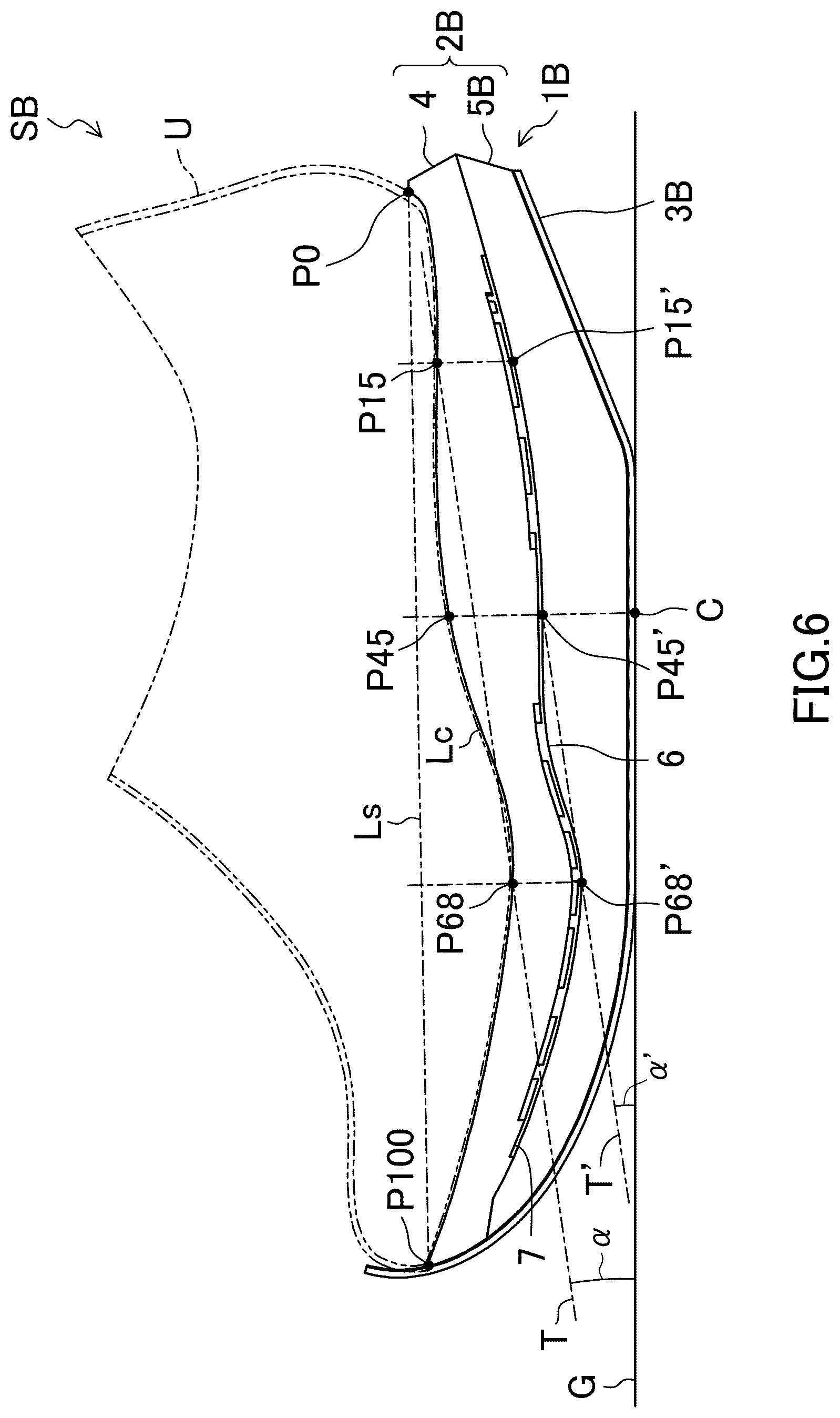 Patent US12611003 Figure 6 – Sole series and method for manufacturing sole