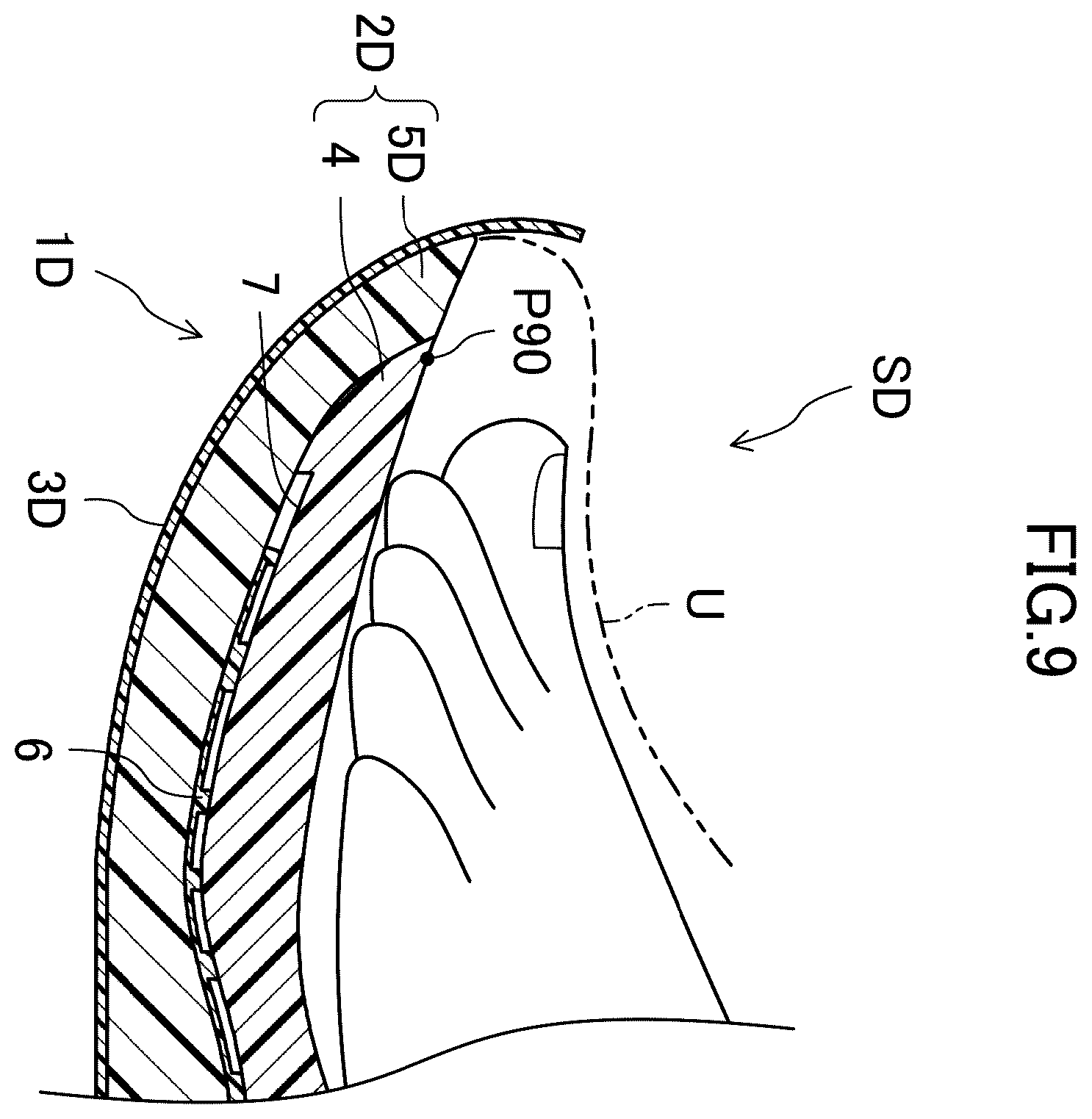 Patent US12611003 Figure 9 – Sole series and method for manufacturing sole