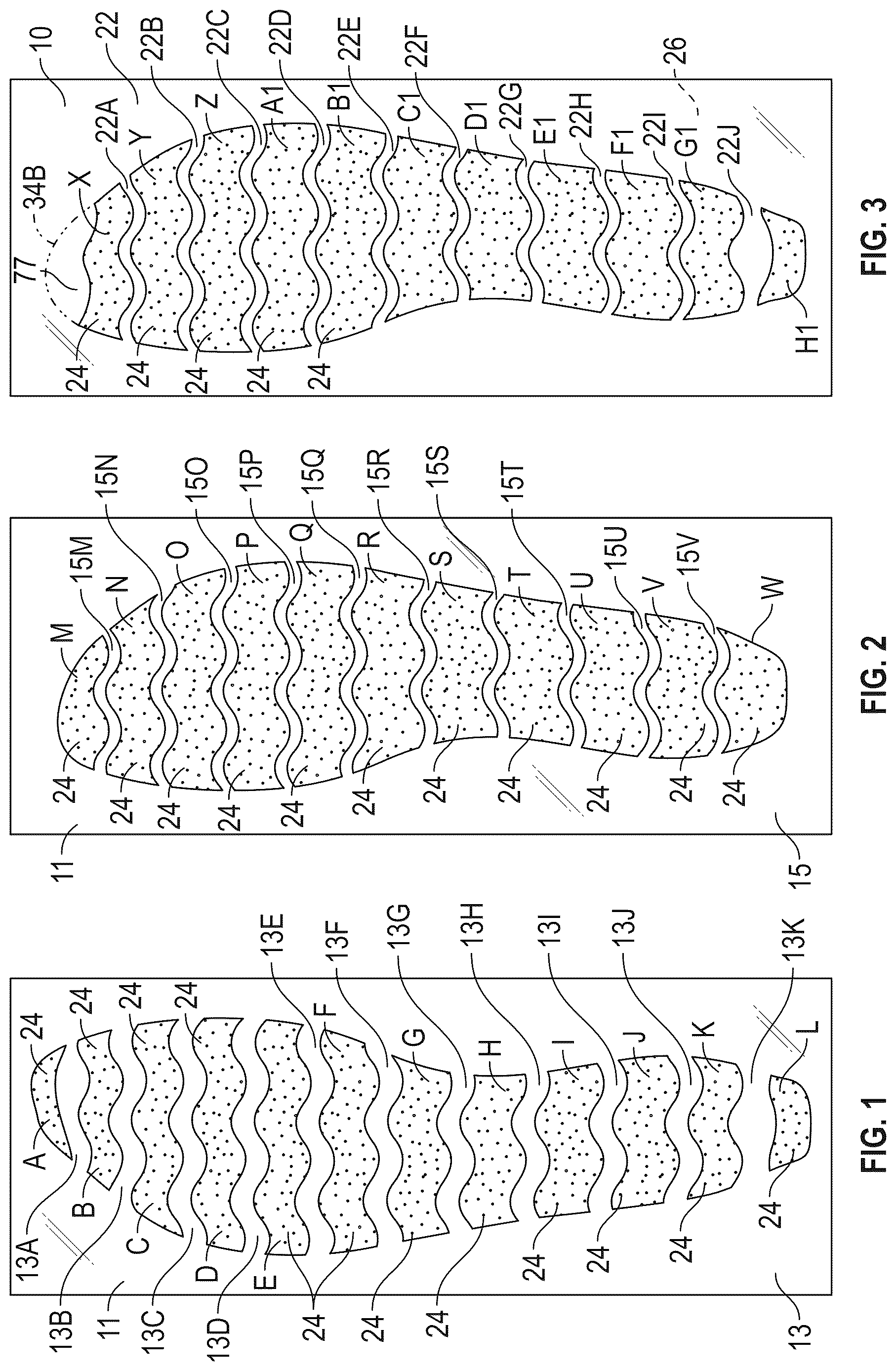 Patent US12611005 Figure 1 – Cushioning component for a wearable article