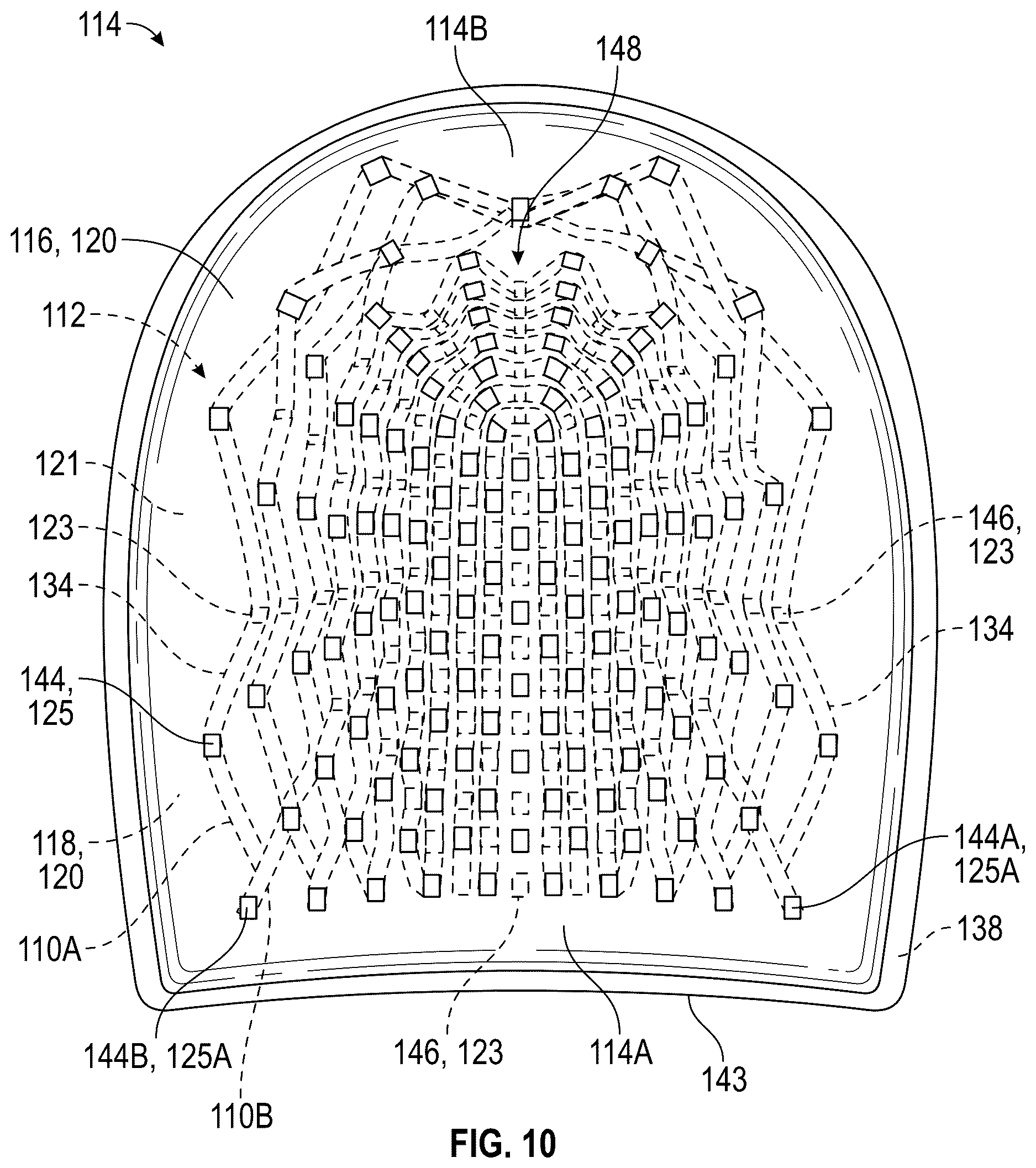 Patent US12611006 Figure 7 – Cushioning component for a wearable article and method of manufacturing same