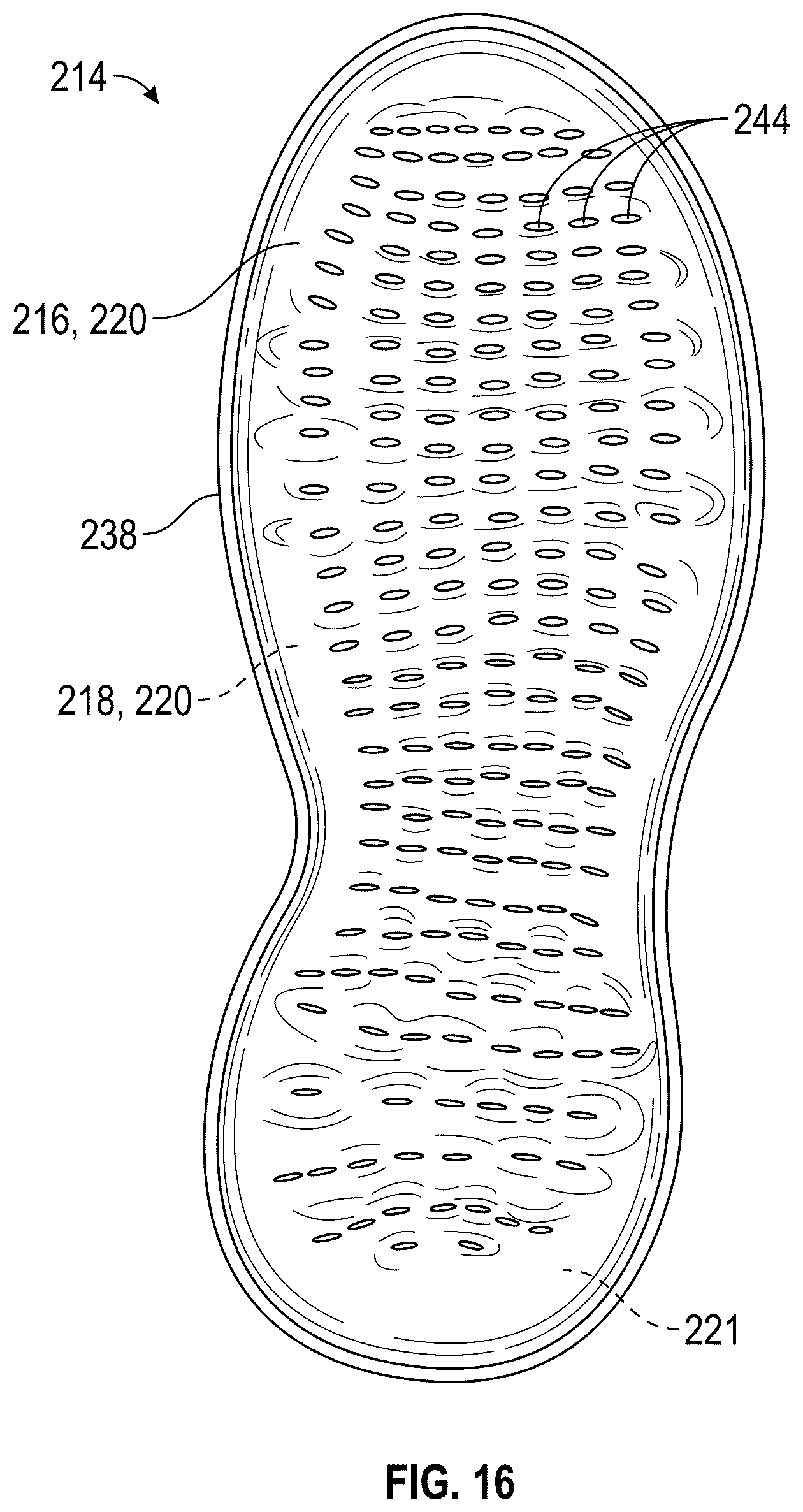 Patent US12611006 Figure 11 – Cushioning component for a wearable article and method of manufacturing same