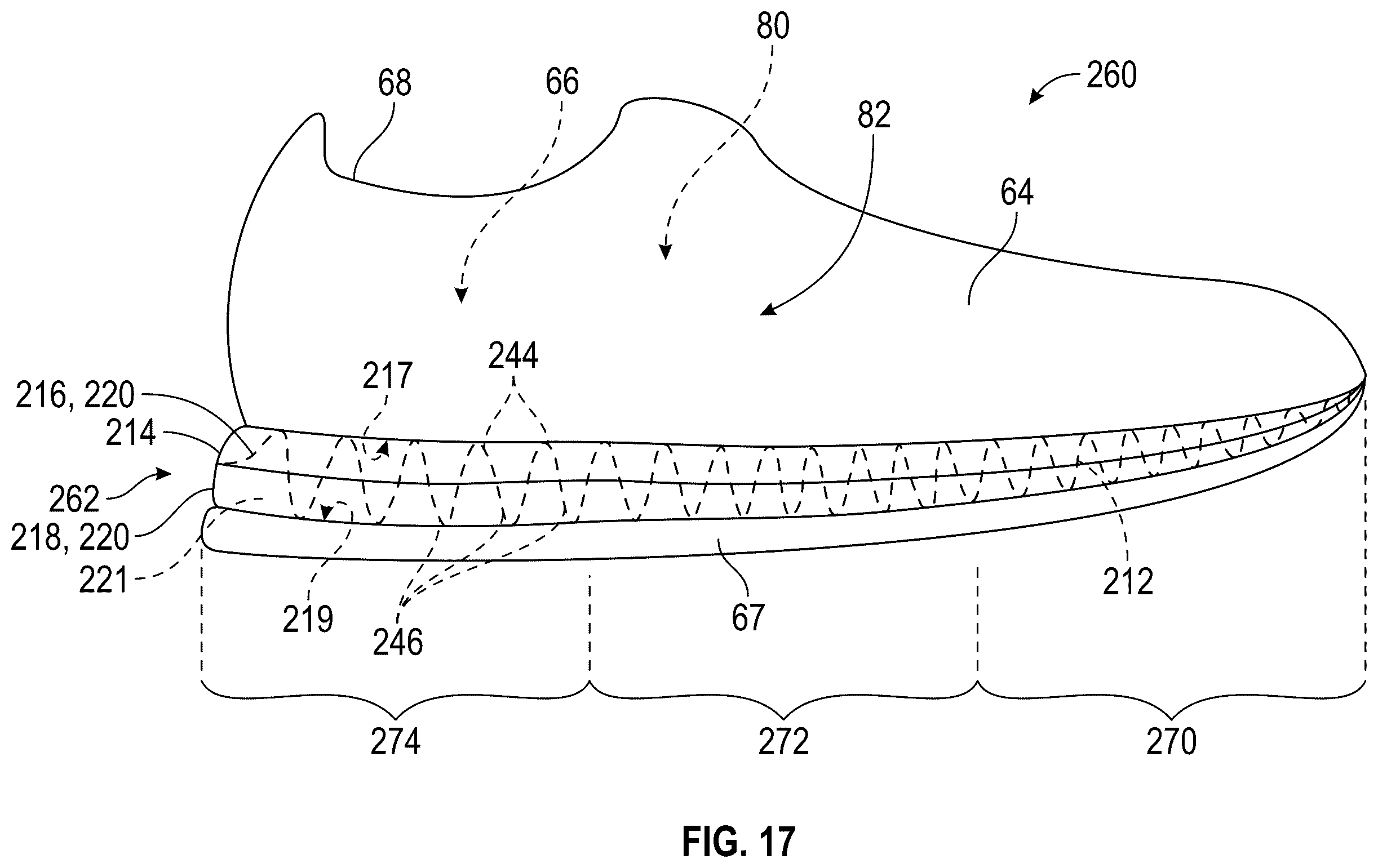 Patent US12611006 Figure 12 – Cushioning component for a wearable article and method of manufacturing same