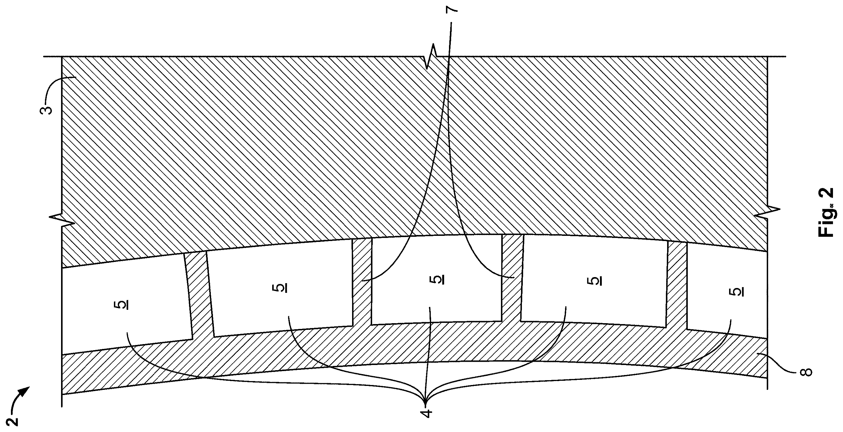 Patent US12611008 Figure 2 – Garment, especially sports garment