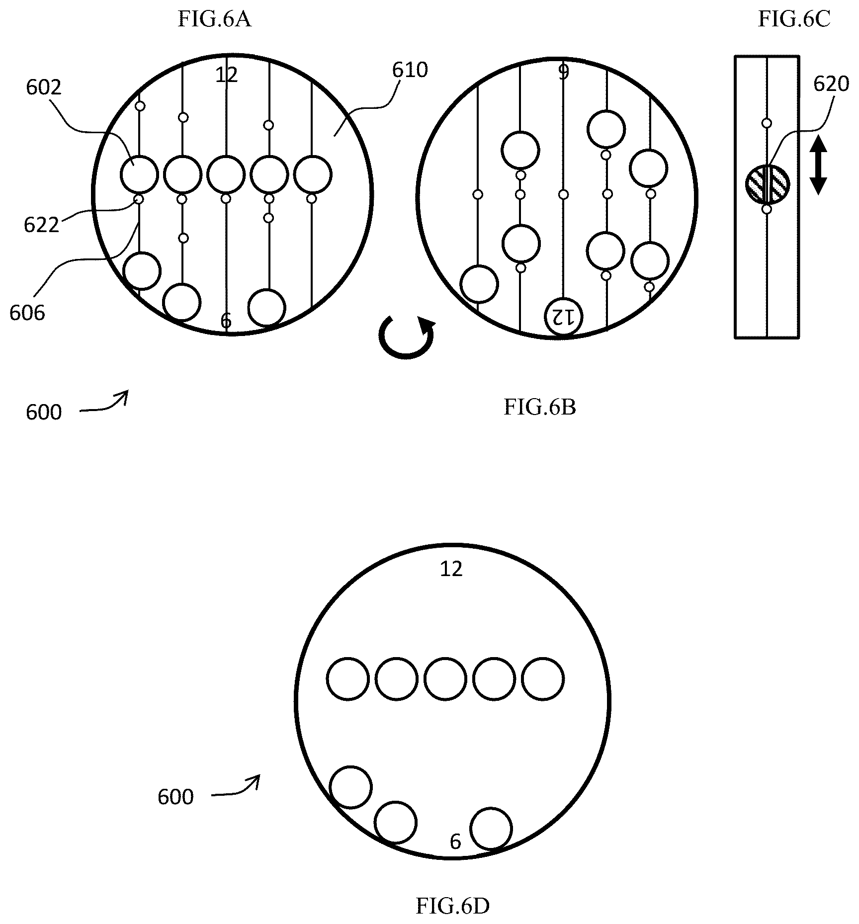 Patent US12611013 Figure 7 – Device comprising decorative objects having restrained freedom to move and suspended in fluid