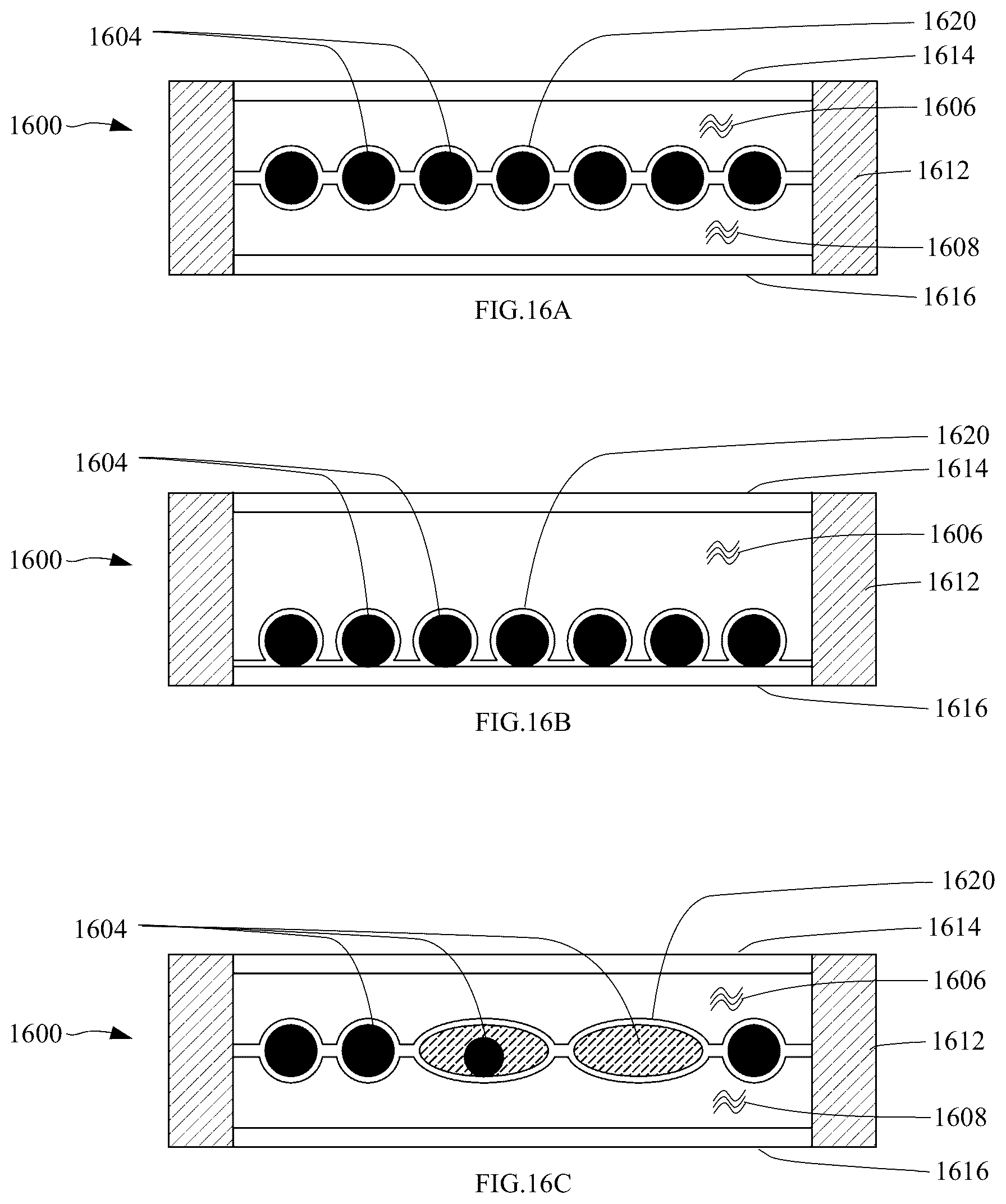 Patent US12611013 Figure 17 – Device comprising decorative objects having restrained freedom to move and suspended in fluid