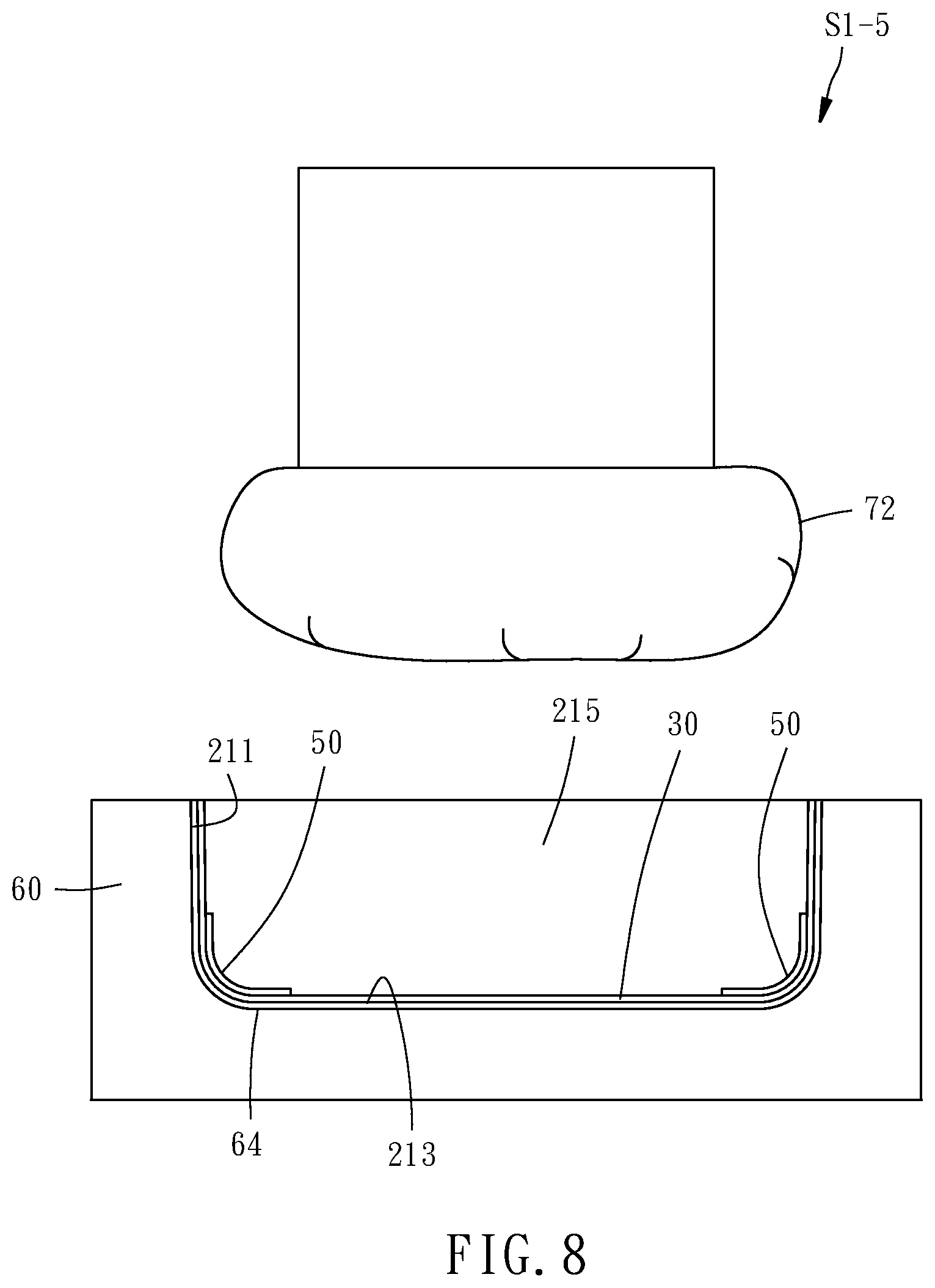 Patent US12611014 Figure 6 – Luggage formed by composite material and manufacturing method thereof