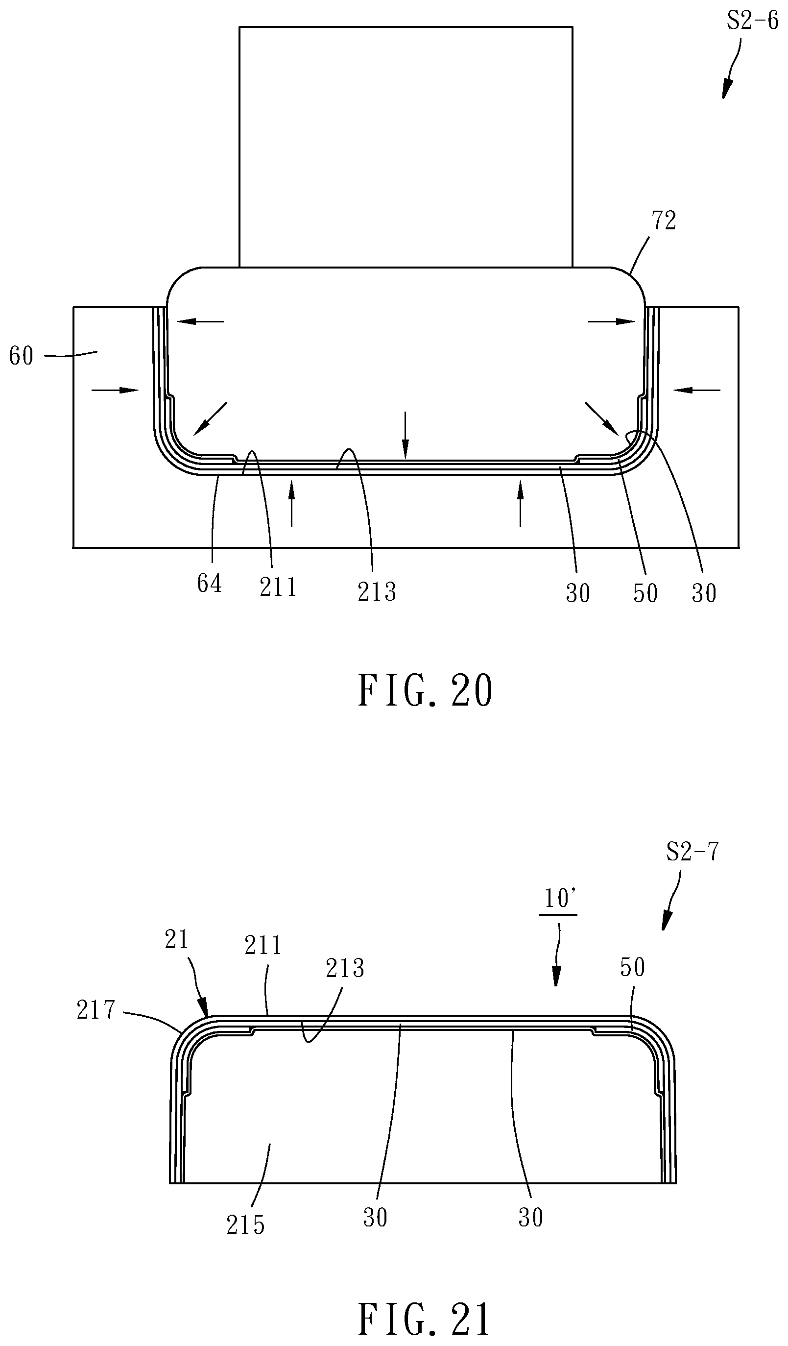 Patent US12611014 Figure 14 – Luggage formed by composite material and manufacturing method thereof