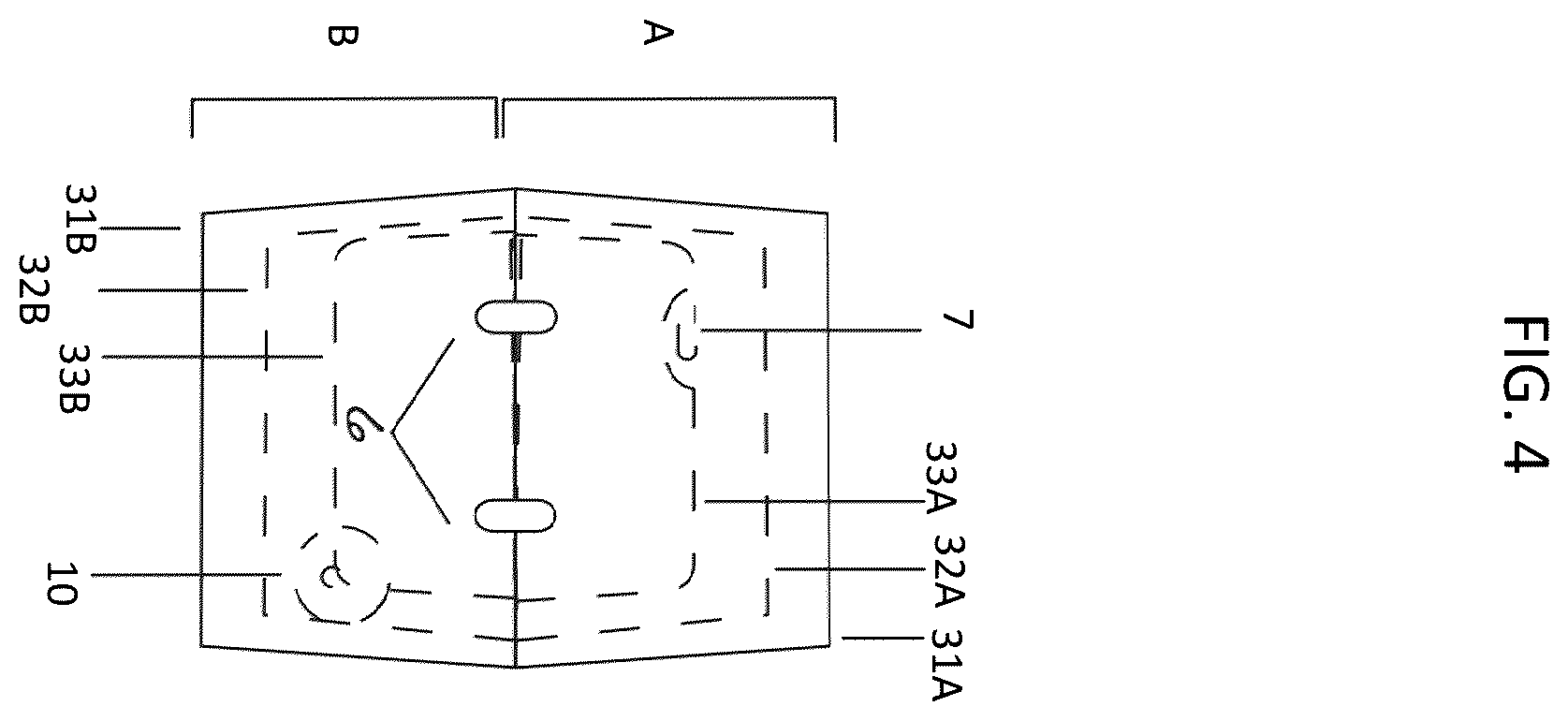 Patent US12611015 Figure 4 – Collapsible hard case for surfboards and other large objects