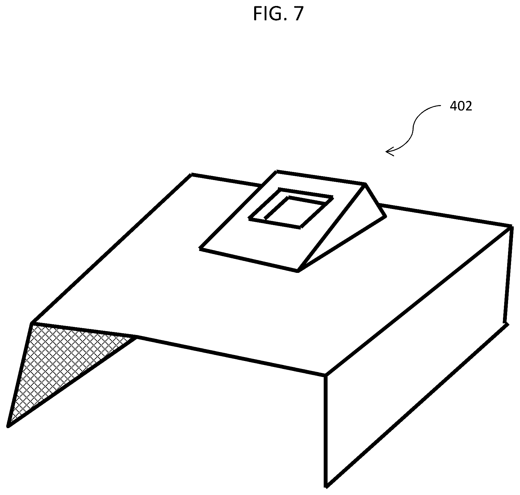 Patent US12611015 Figure 7 – Collapsible hard case for surfboards and other large objects