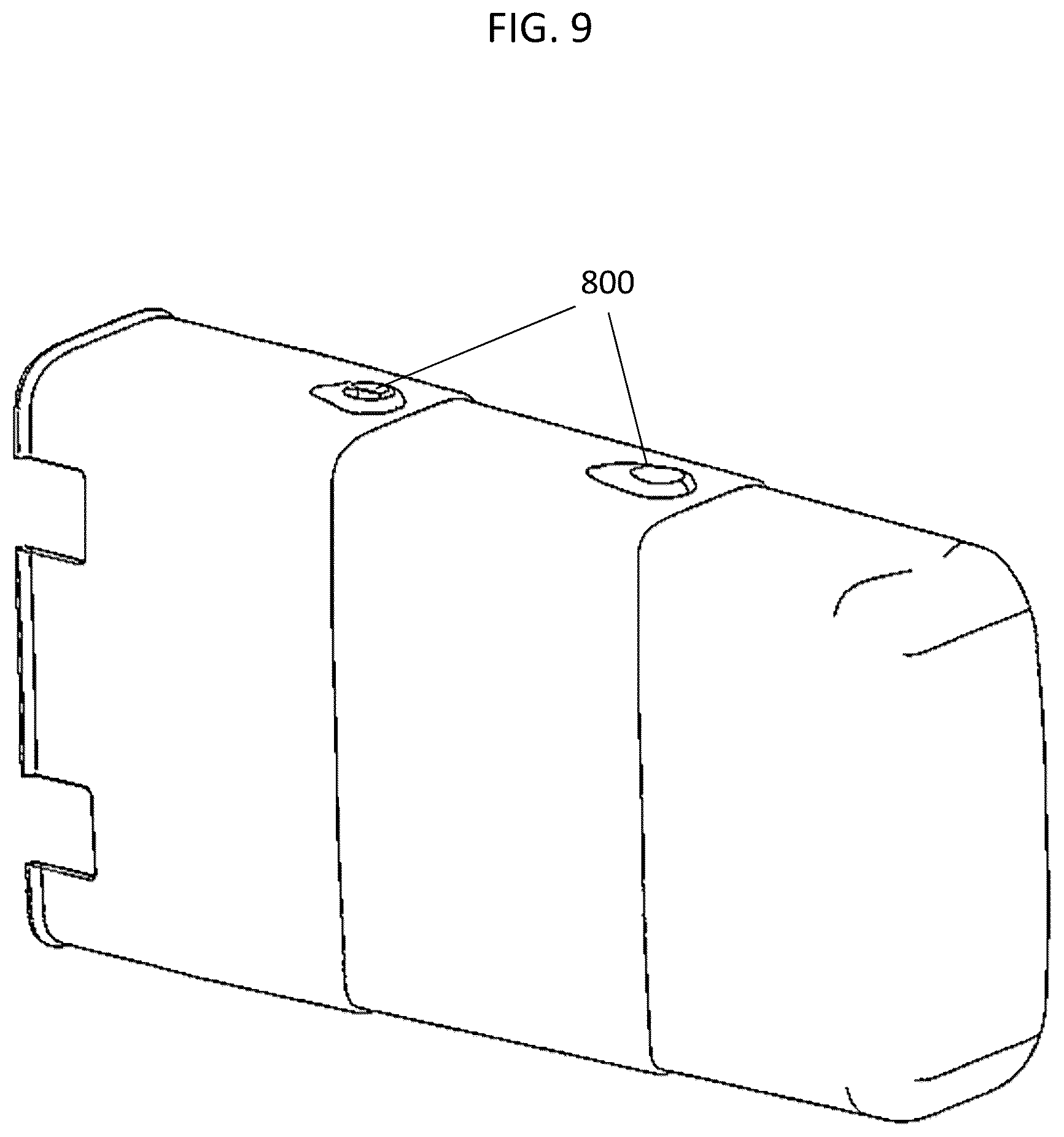 Patent US12611015 Figure 9 – Collapsible hard case for surfboards and other large objects