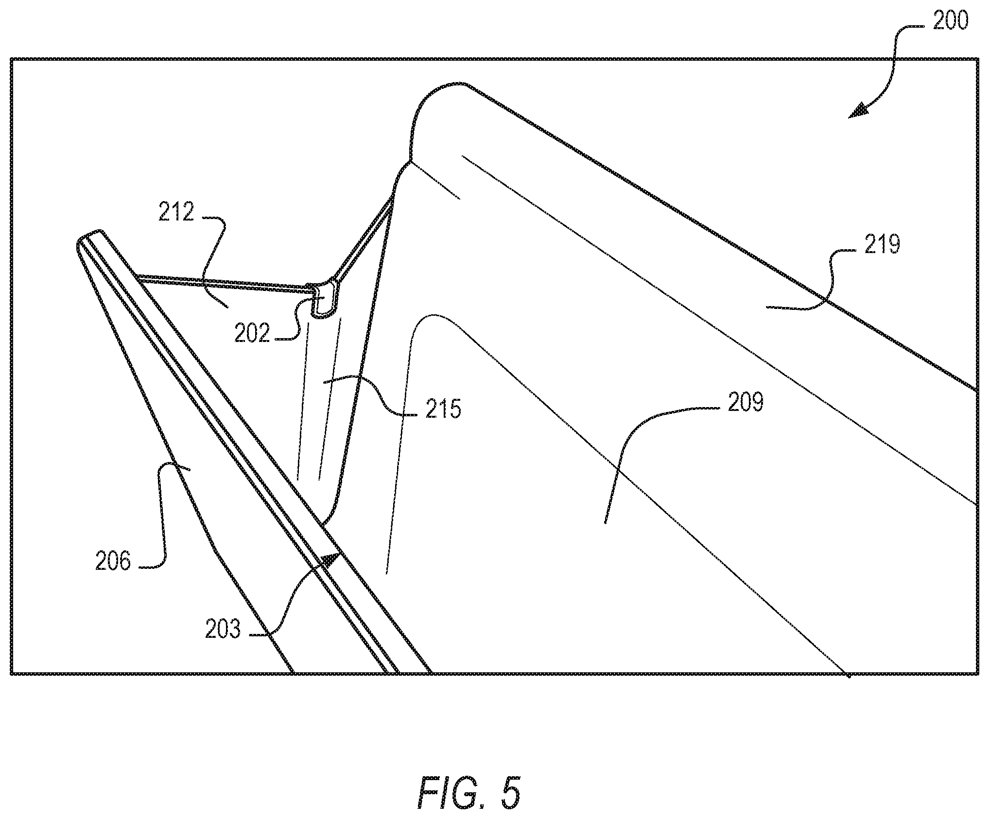Patent US12611017 Figure 5 – Carry case for rechargeable eyewear devices