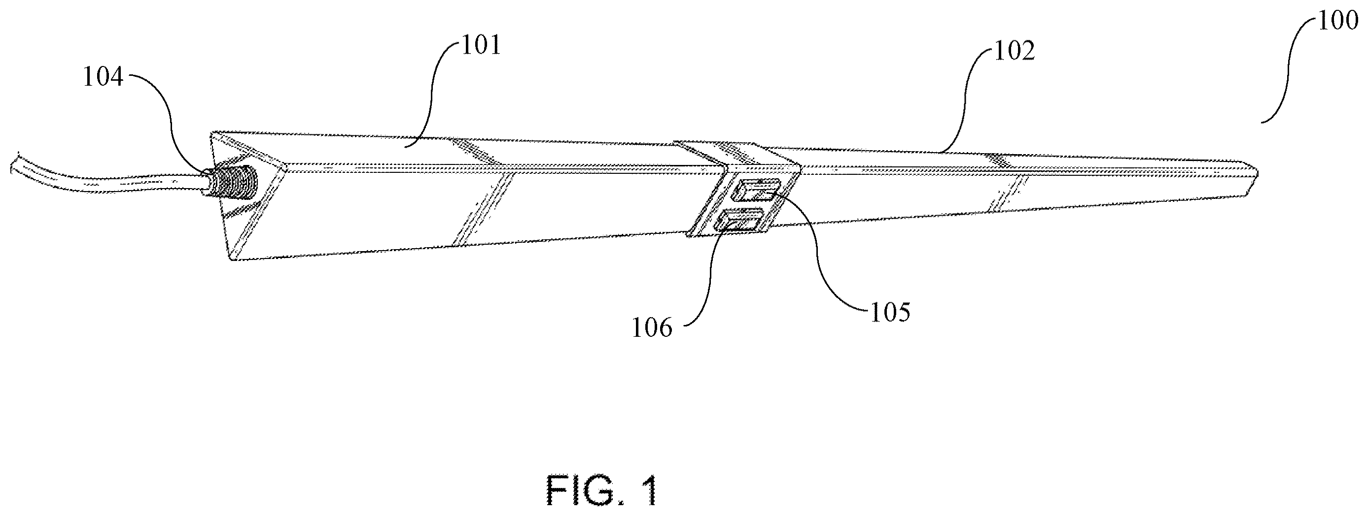 Patent US12611019 Figure 1 – Curling iron and method for curling hair