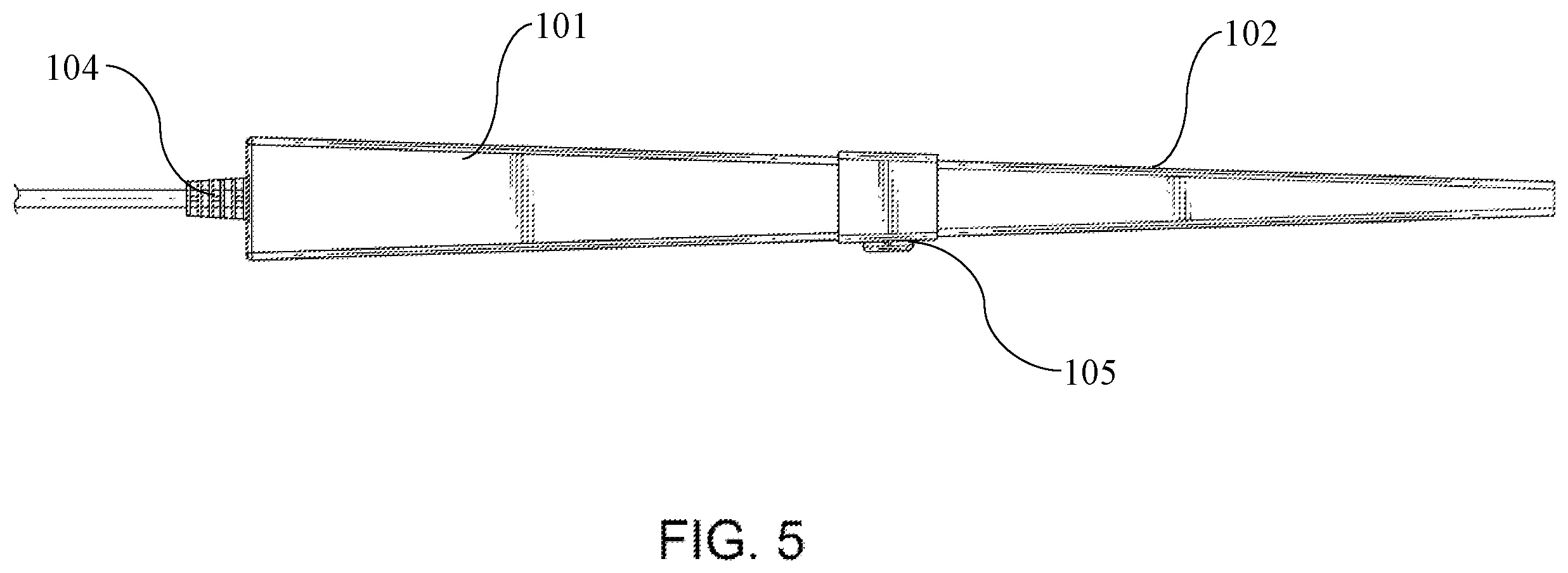 Patent US12611019 Figure 5 – Curling iron and method for curling hair