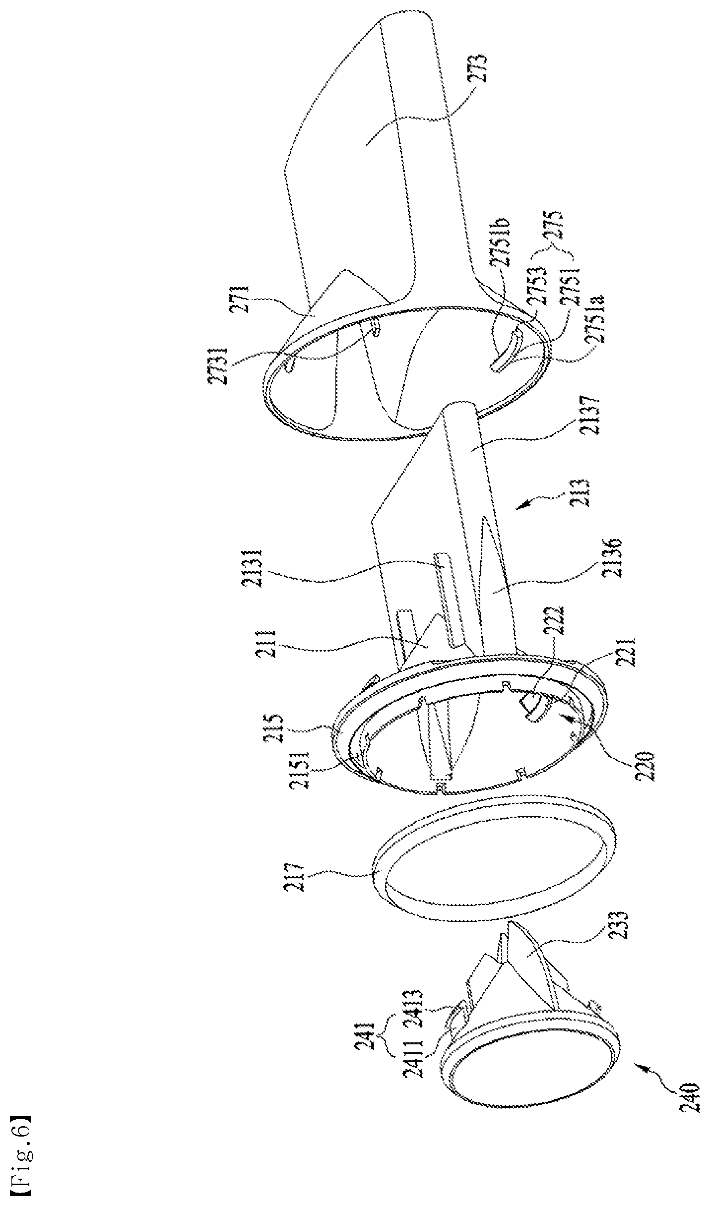 Patent US12611020 Figure 6 – Hair dryer