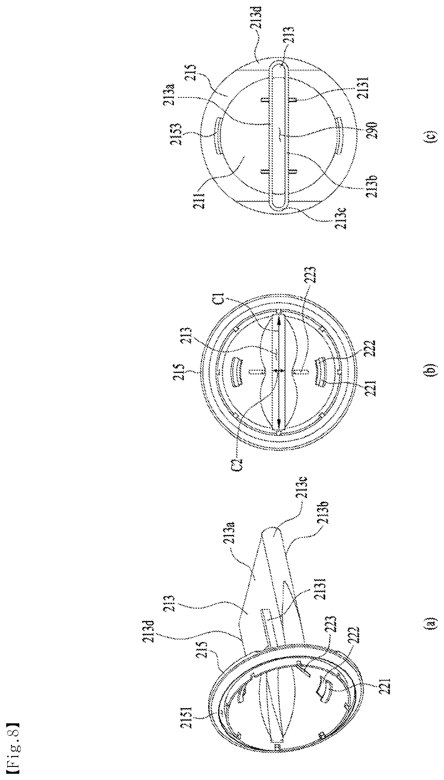 Patent US12611020 Figure 8 – Hair dryer