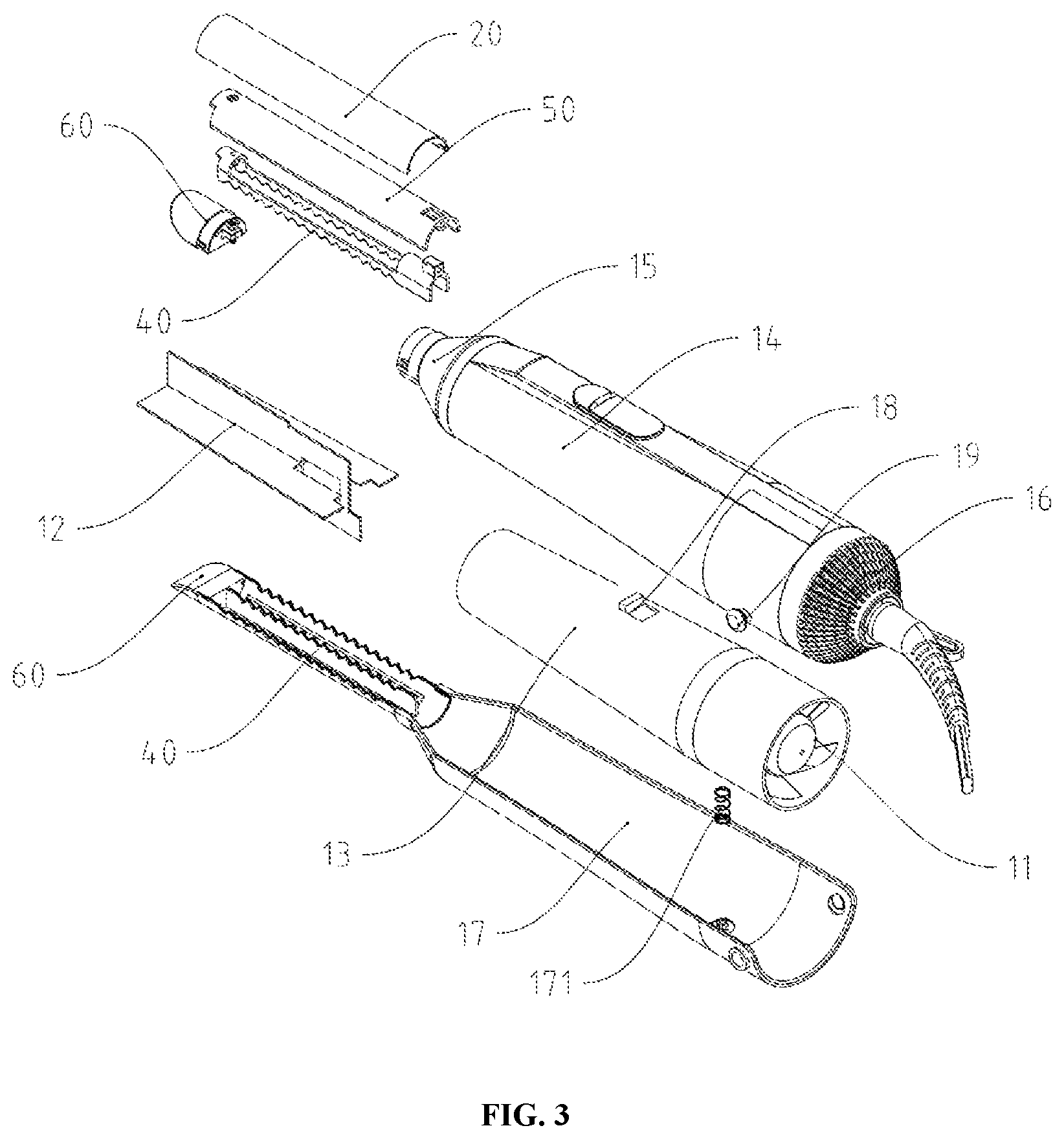 Patent US12611021 Figure 3 – Multifunctional hairdressing tool capable of achieving quick hair drying and styling