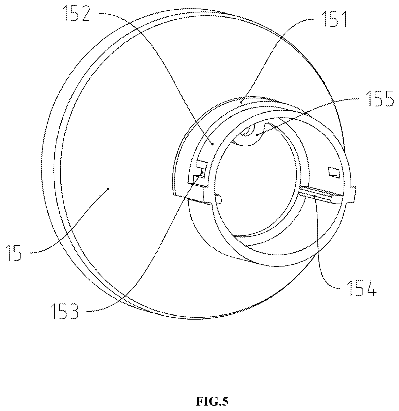 Patent US12611021 Figure 5 – Multifunctional hairdressing tool capable of achieving quick hair drying and styling