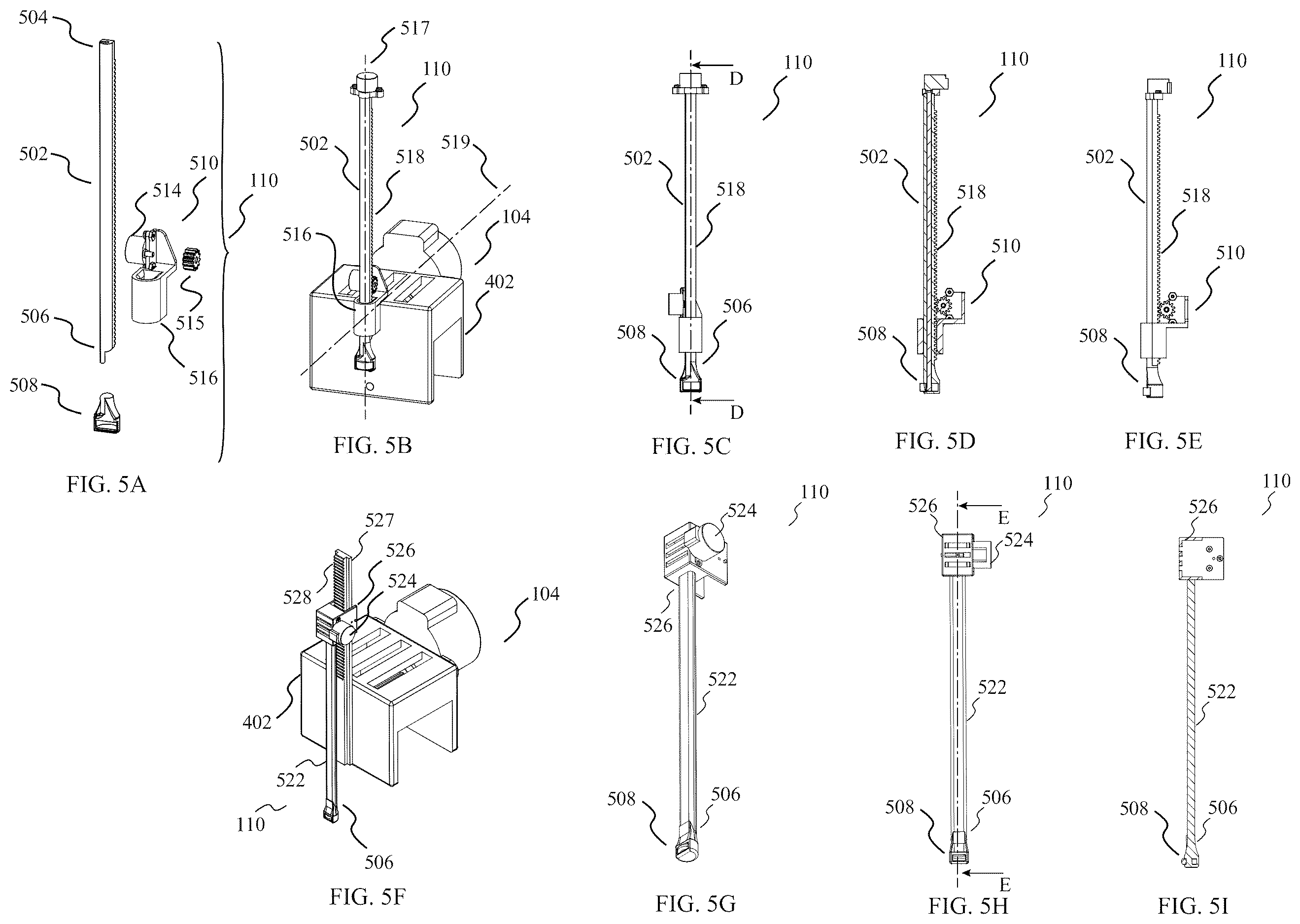 Patent US12611022 Figure 5 – Apparatus and method for wearable automated hair health-monitor and styler