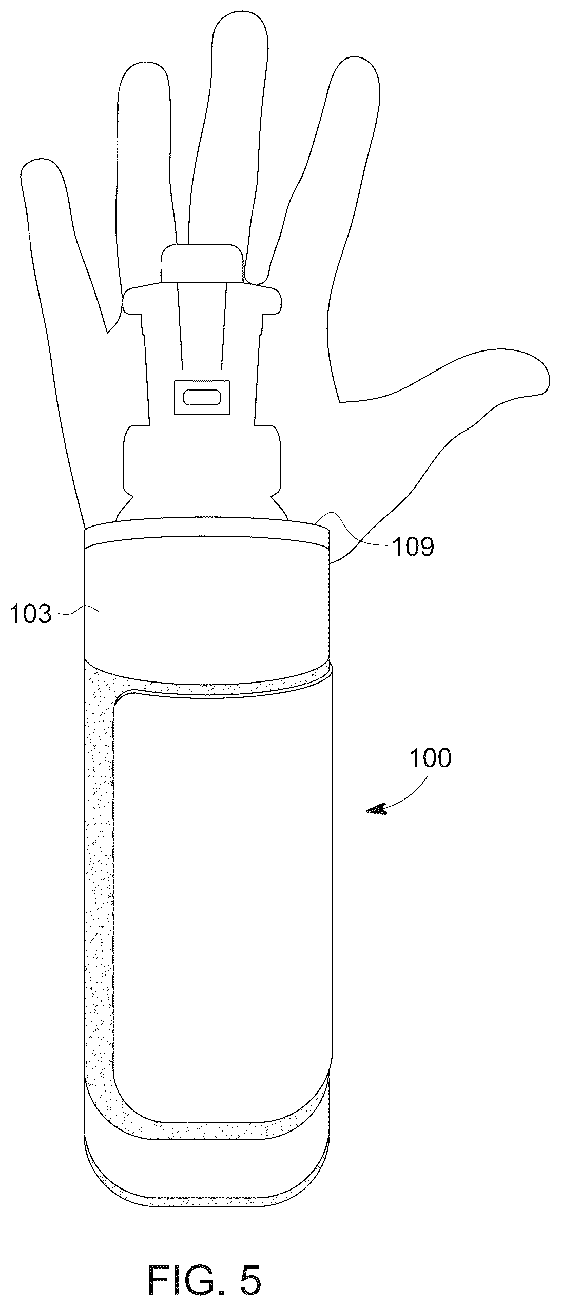 Patent US12611027 Figure 4 – Bear spray canister carrying and deployment device