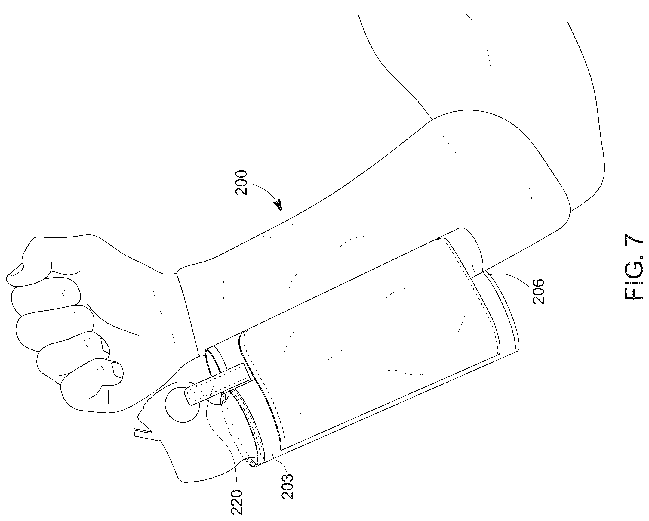 Patent US12611027 Figure 6 – Bear spray canister carrying and deployment device