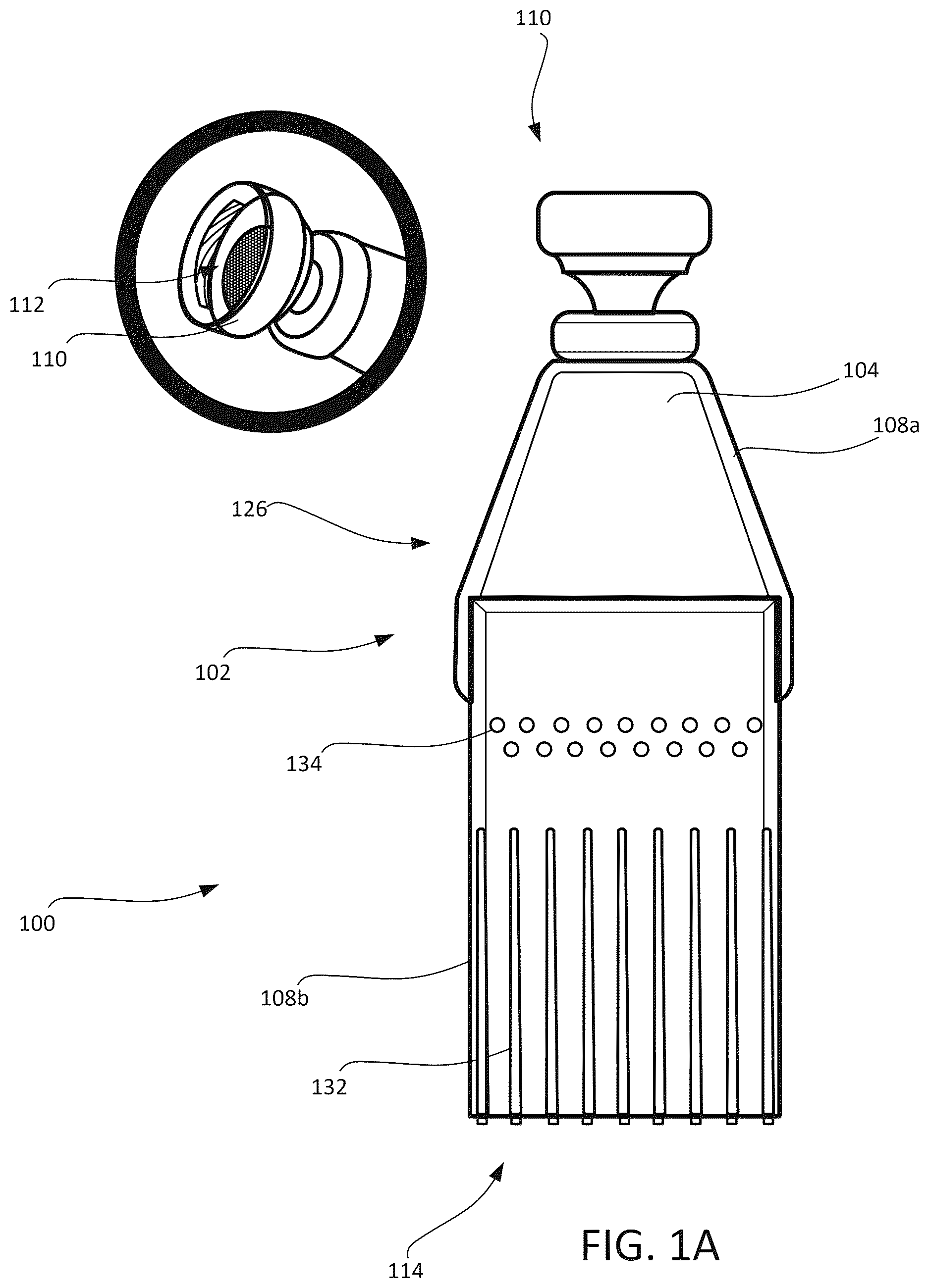 Patent US12611029 Figure 1 – Paintbrush cleaning tool