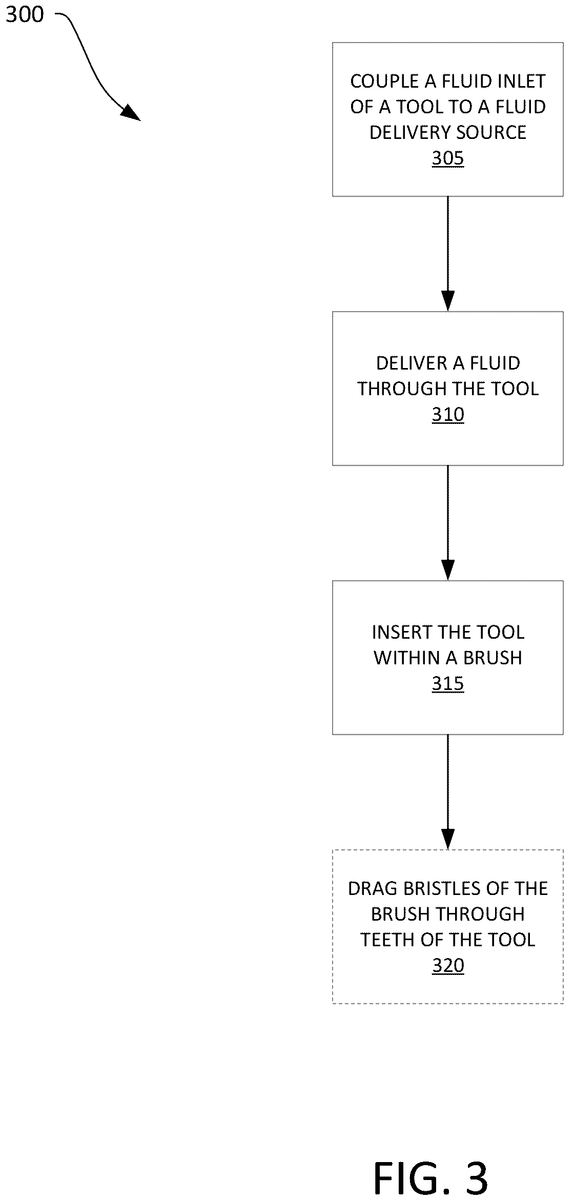 Patent US12611029 Figure 5 – Paintbrush cleaning tool