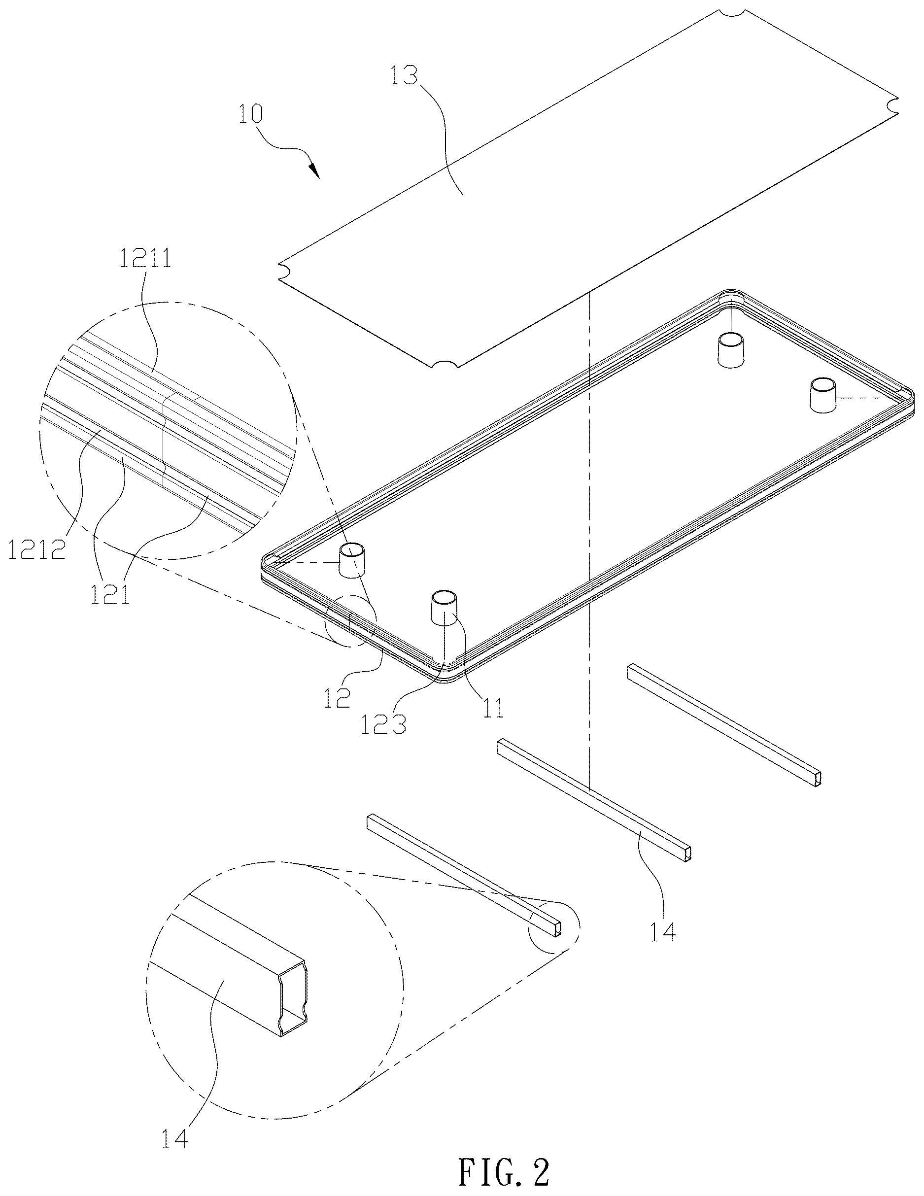 Patent US12611031 Figure 2 – Storage shelf