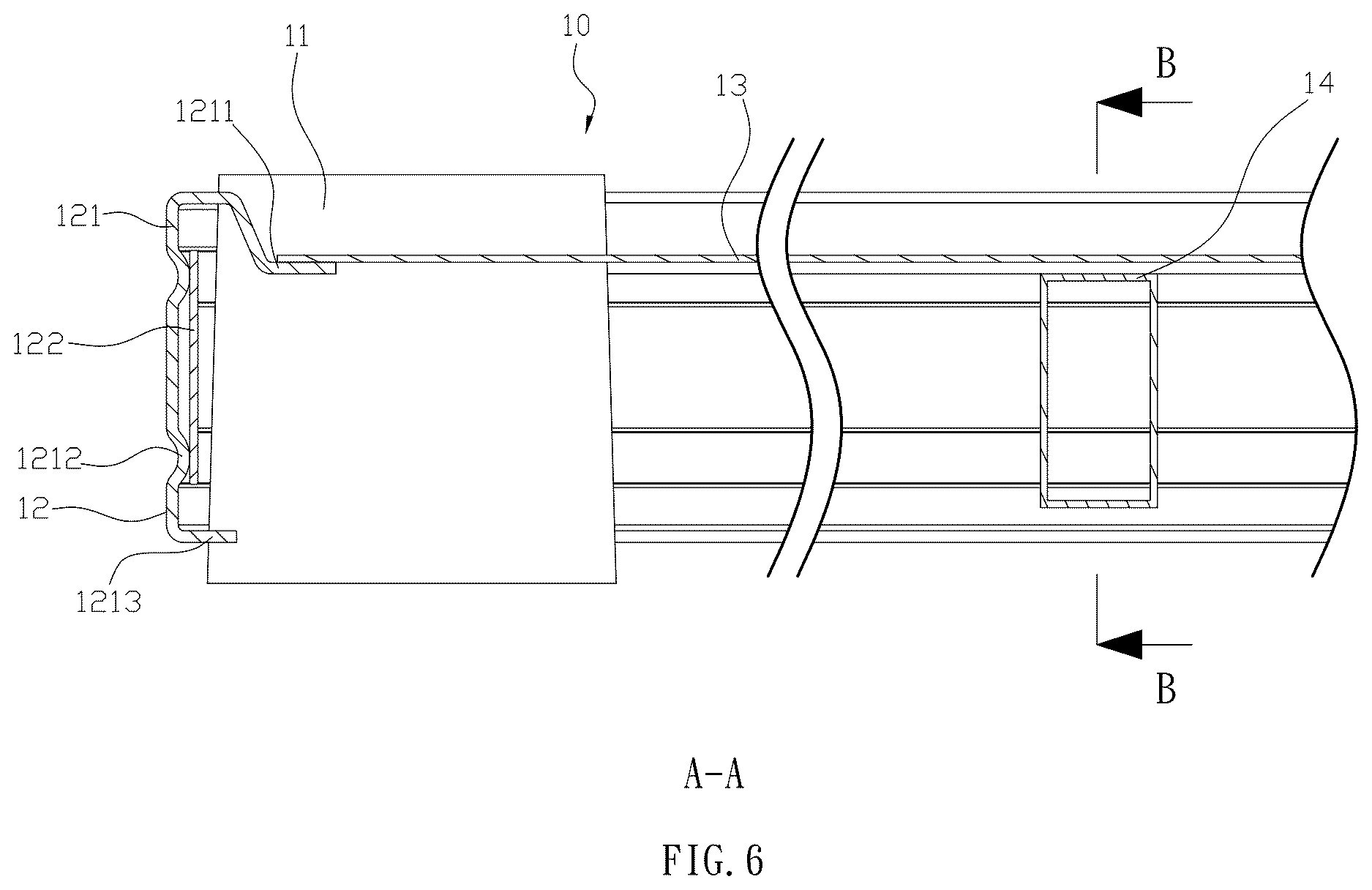 Patent US12611031 Figure 5 – Storage shelf