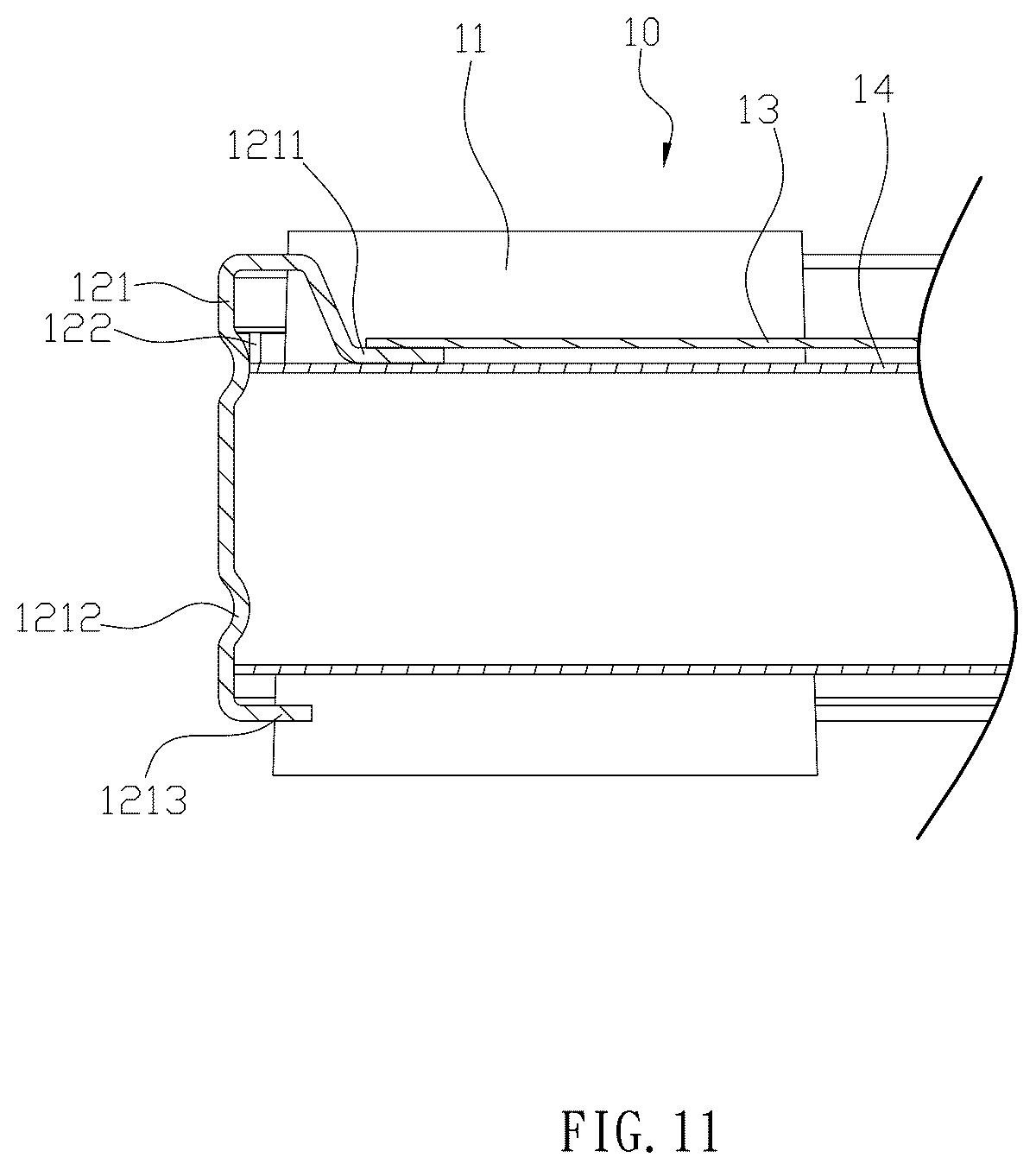 Patent US12611031 Figure 10 – Storage shelf