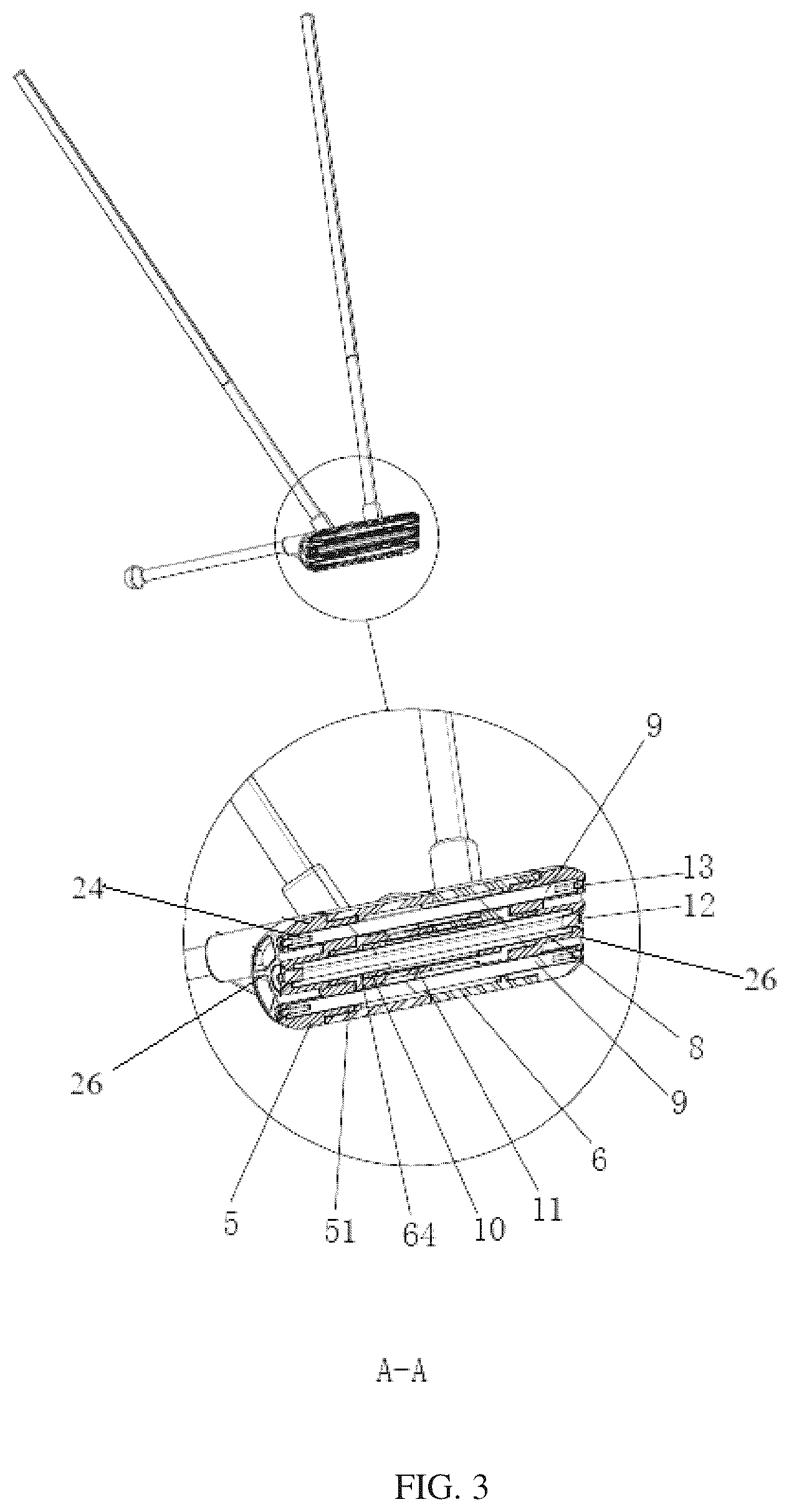 Patent US12611032 Figure 3 – Rocking chair