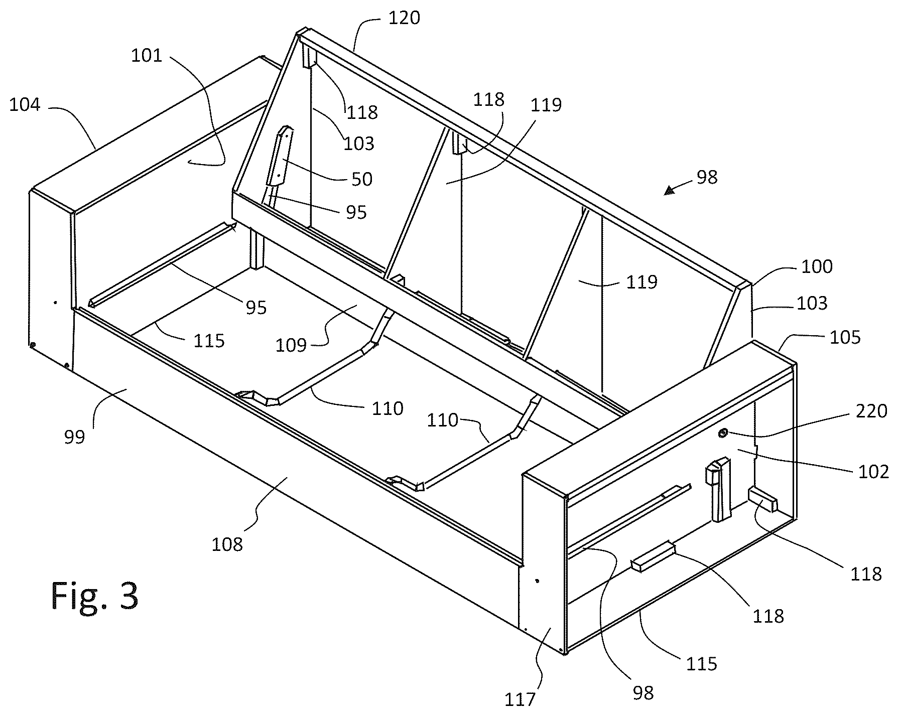 Patent US12611034 Figure 3 – Ready to assemble furniture system