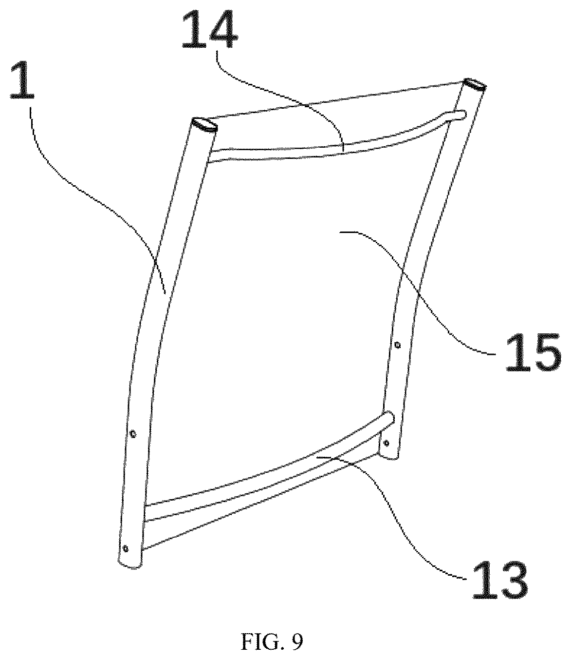 Patent US12611035 Figure 9 – Easy-to-transport chair