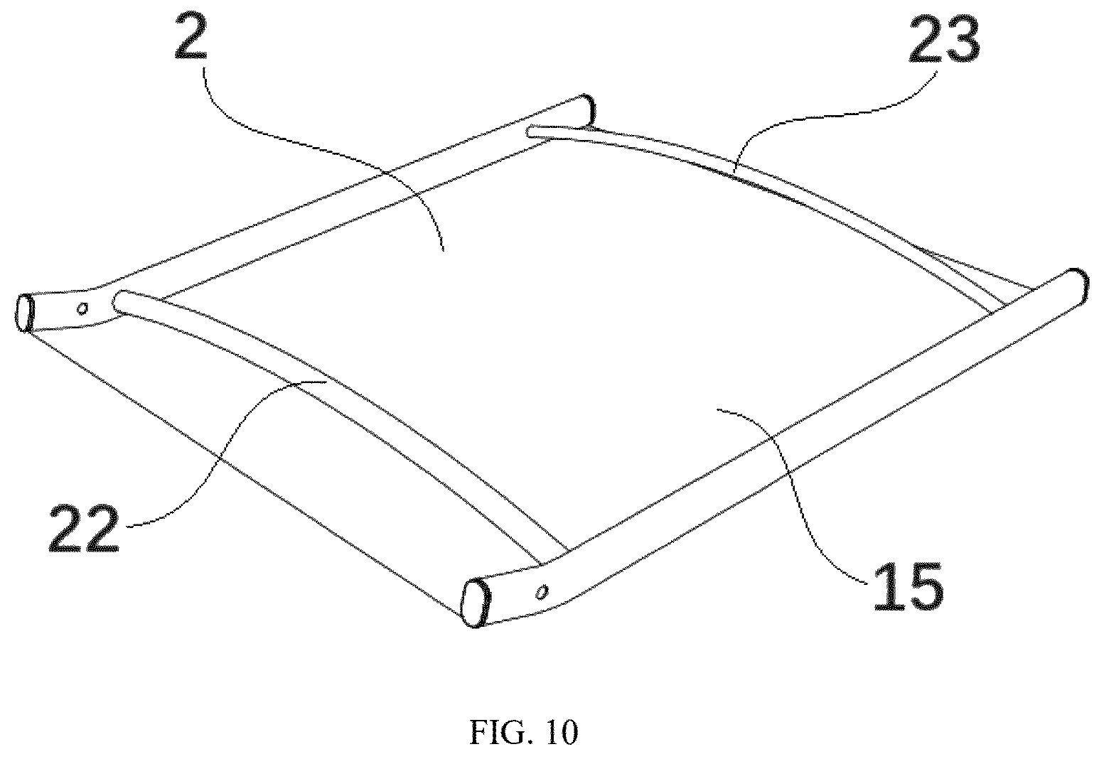 Patent US12611035 Figure 10 – Easy-to-transport chair