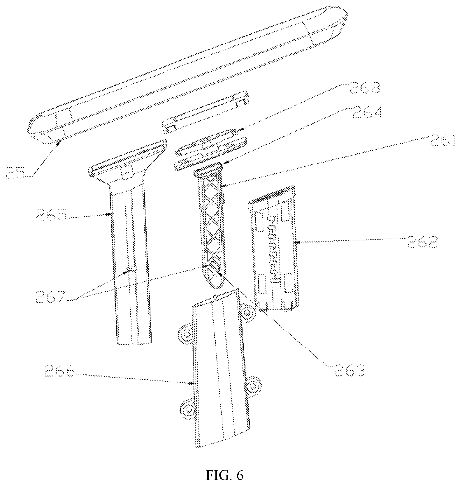 Patent US12611037 Figure 5 – Adjustable multi-use chair