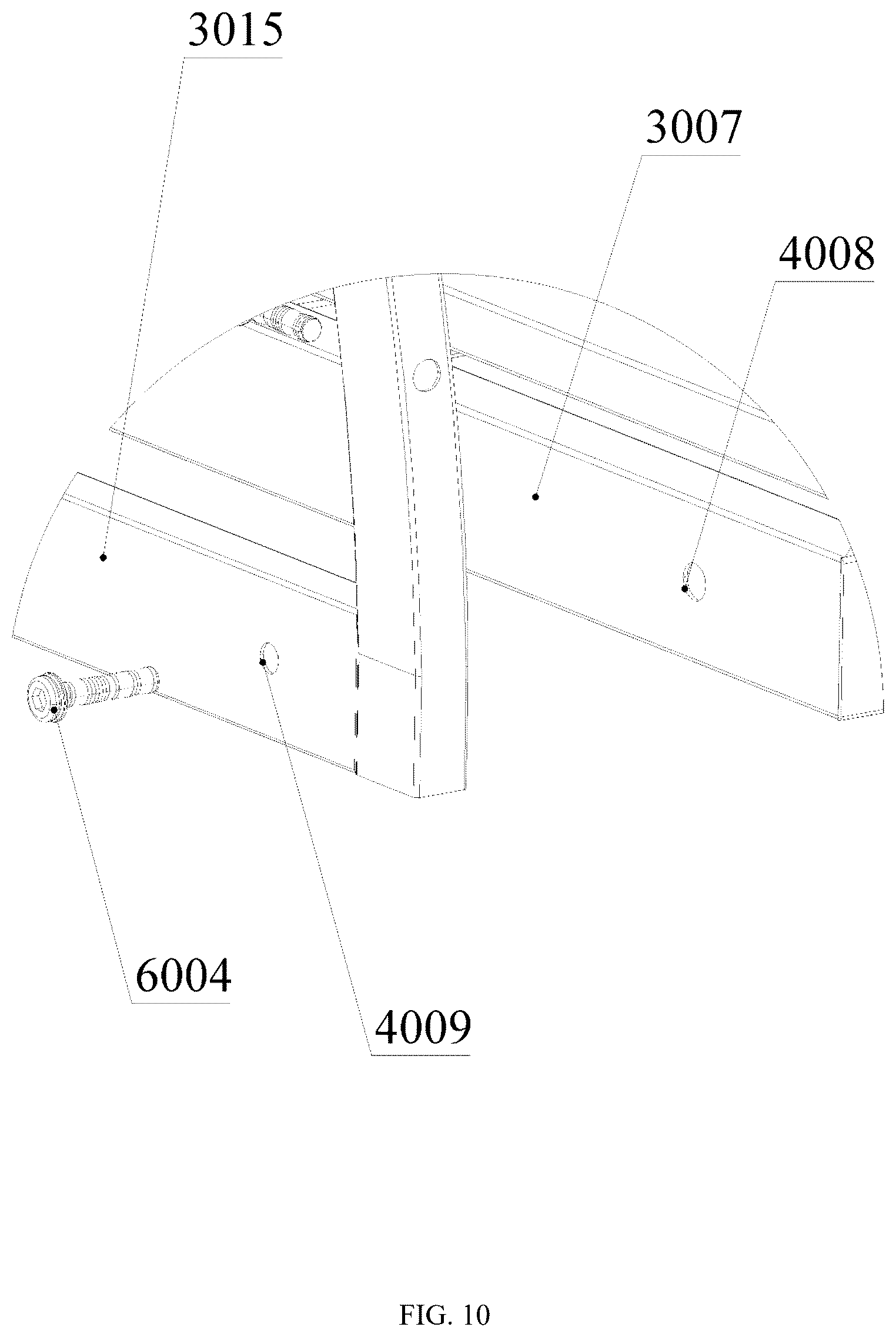 Patent US12611039 Figure 10 – Sofa set convenient to assemble