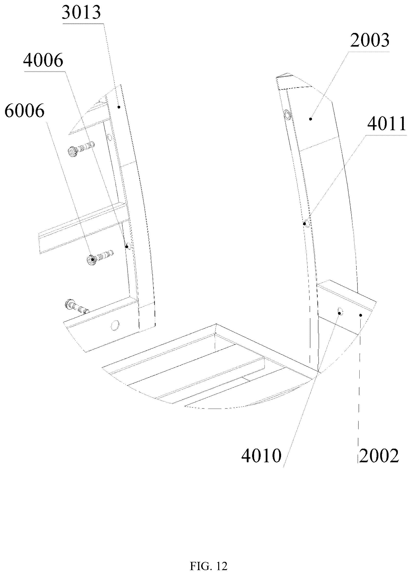Patent US12611039 Figure 12 – Sofa set convenient to assemble