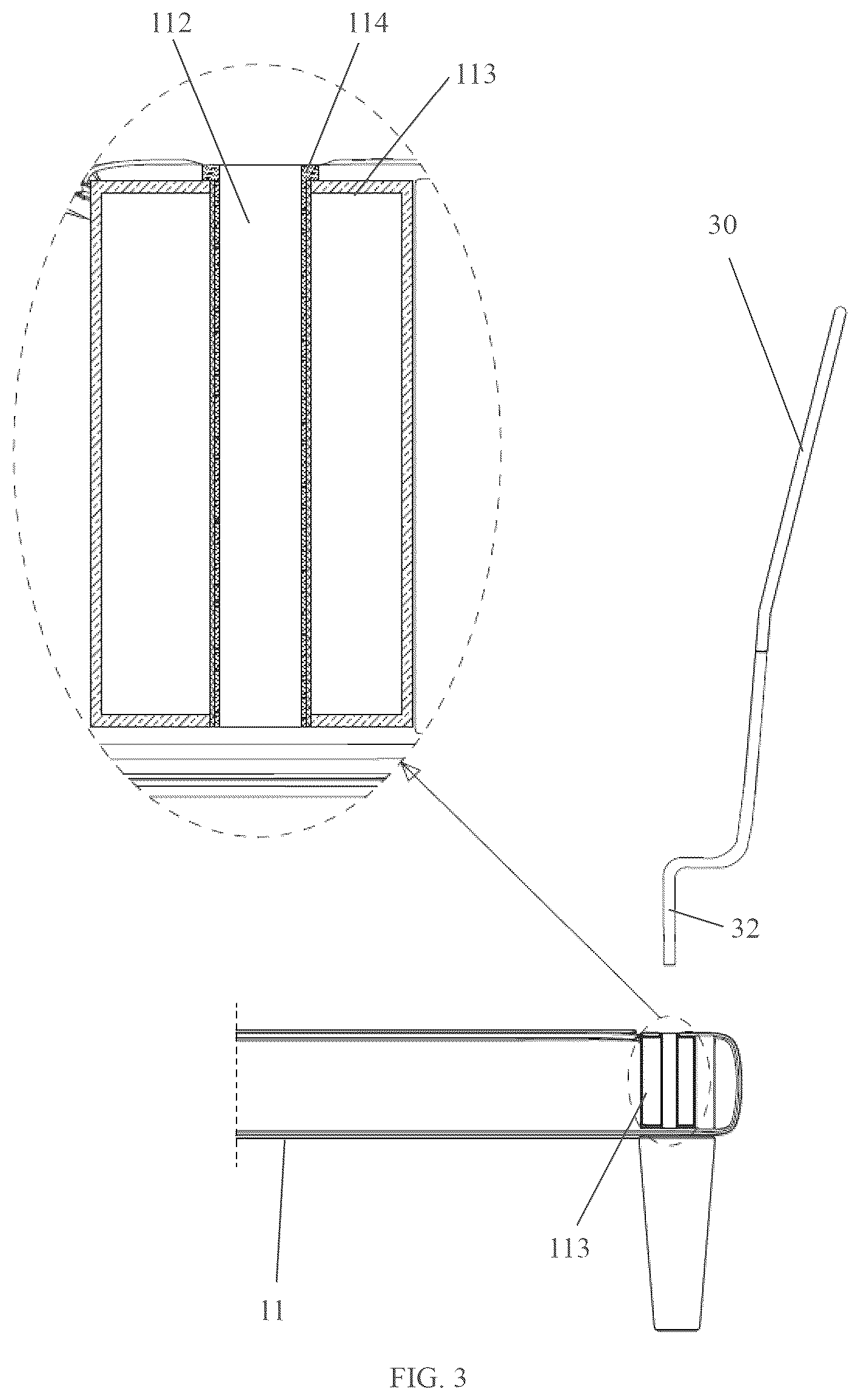 Patent US12611040 Figure 3 – Modular sofa