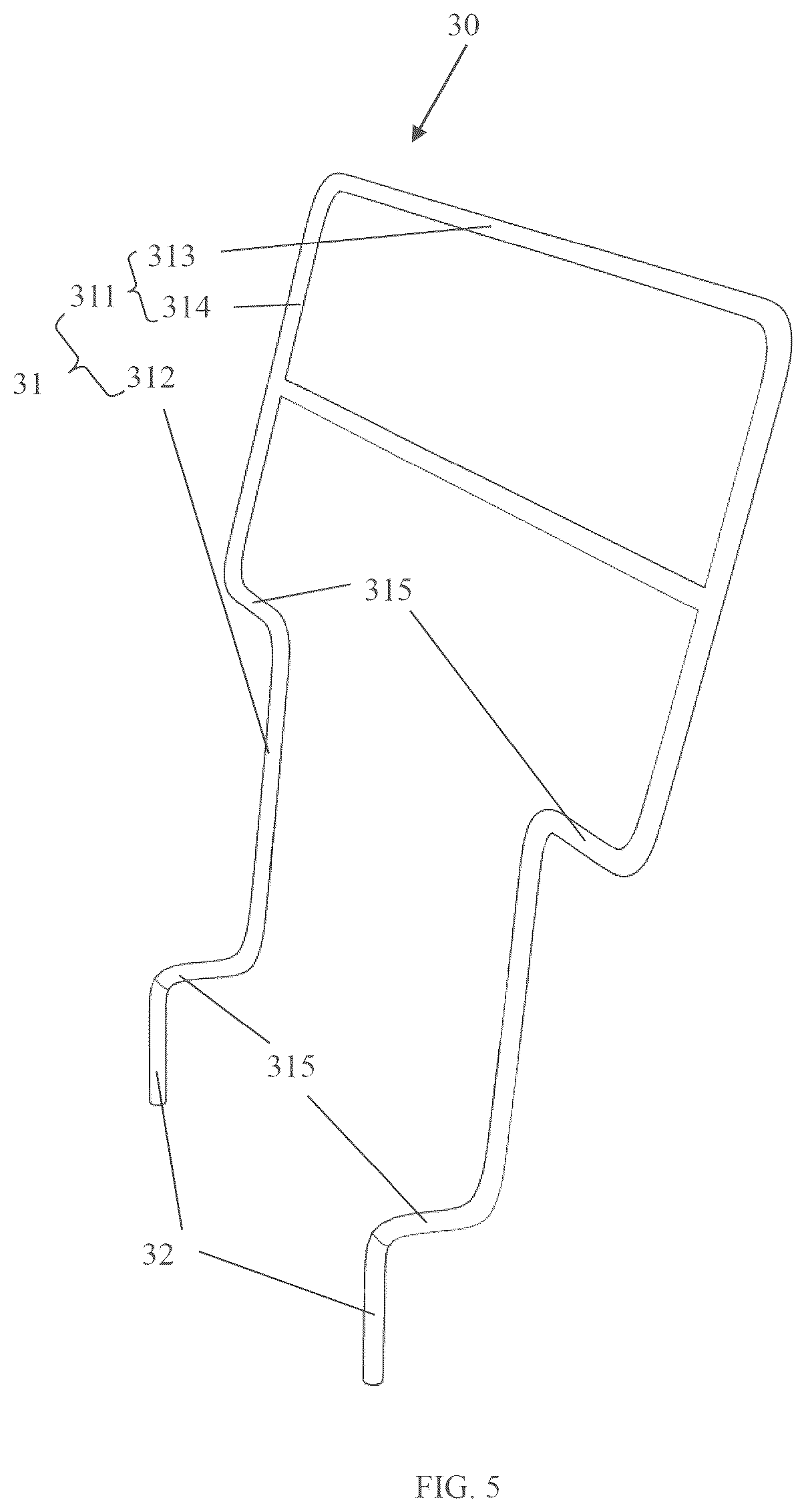 Patent US12611040 Figure 5 – Modular sofa
