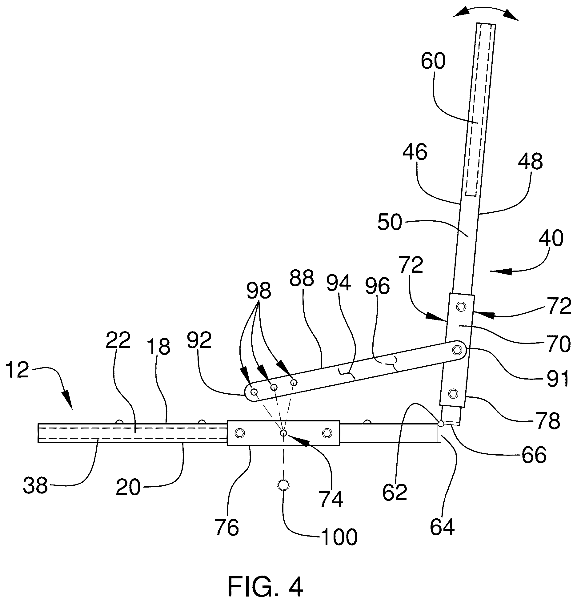 Patent US12611041 Figure 4 – Adjustable headboard device