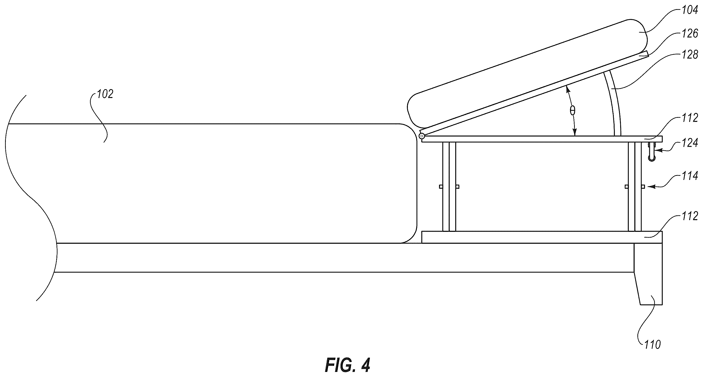 Patent US12611042 Figure 4 – Adjustable sleep system with independent sections